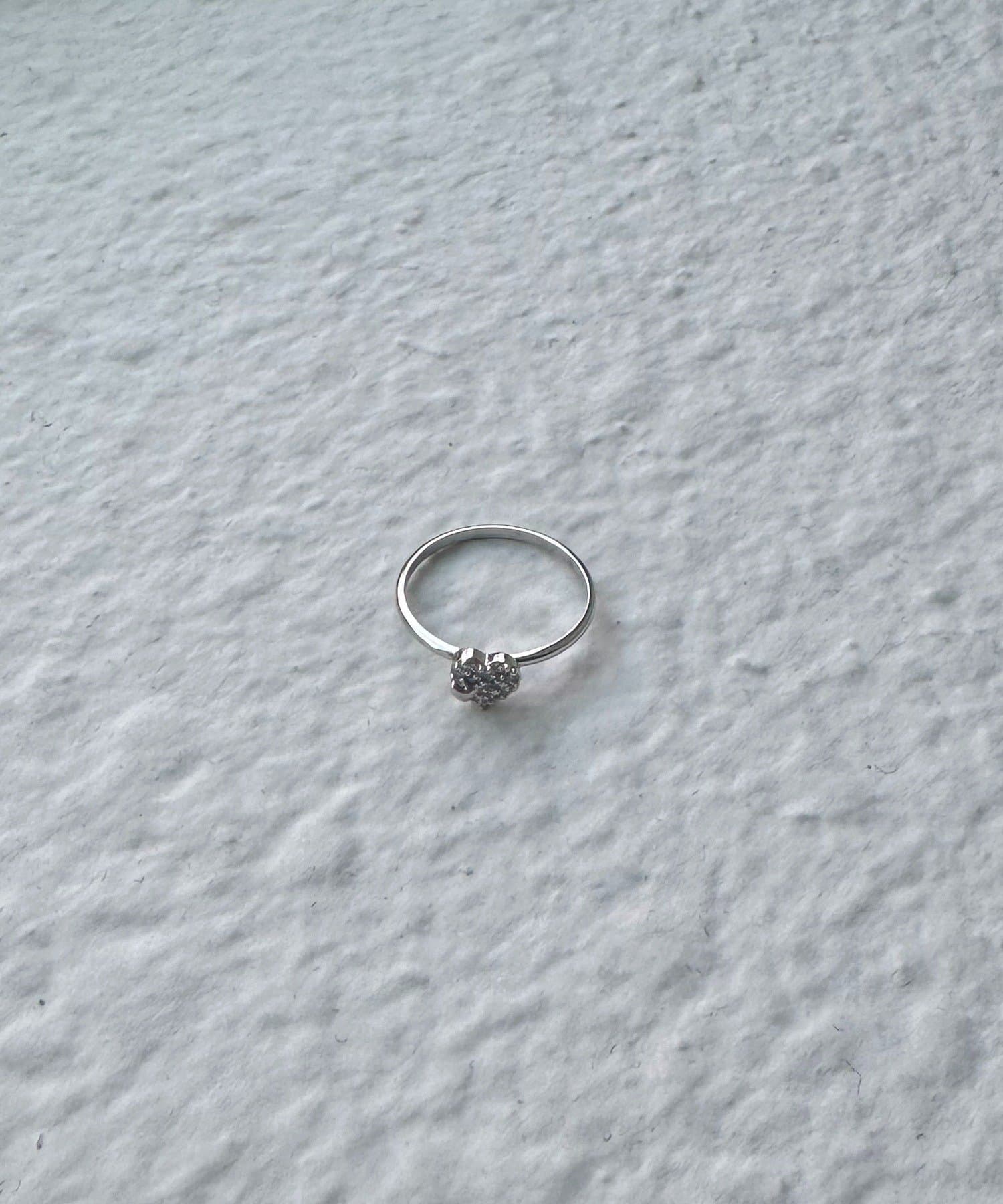 Lattice(ラティス) ストーンハートピンキーリング