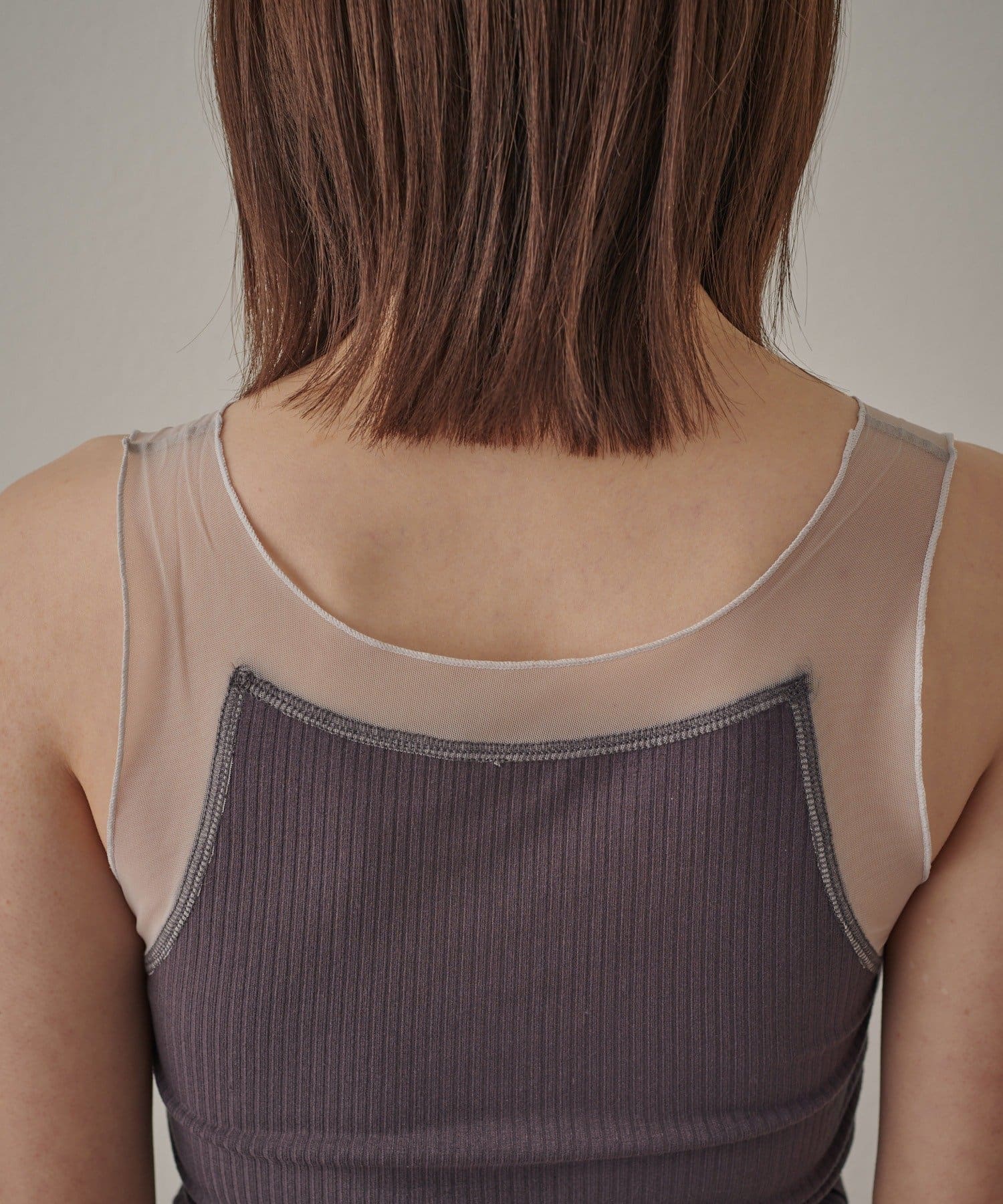 mline(エムライン) [mline]シアーレイヤーキャミ