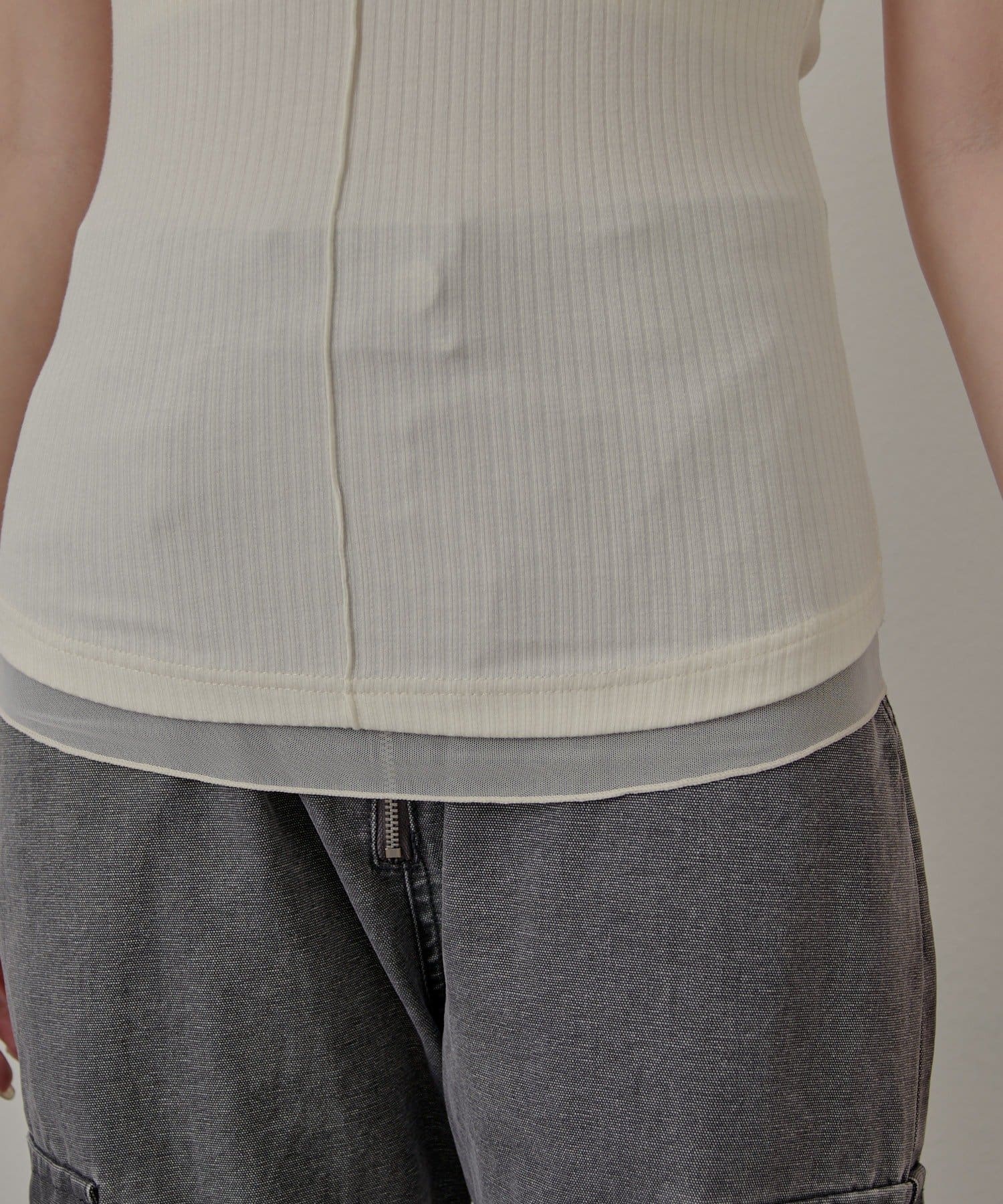 mline(エムライン) [mline]シアーレイヤーキャミ