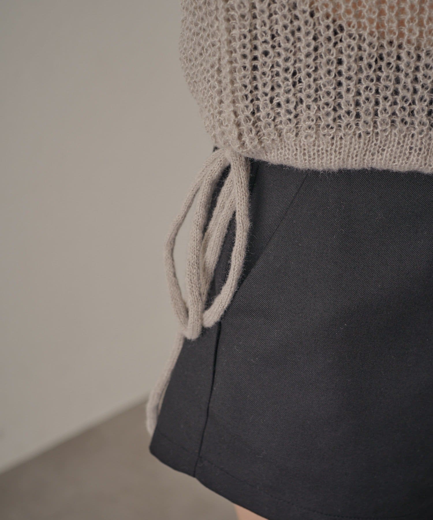 mline(エムライン) [mline]メッシュニットカーディガン