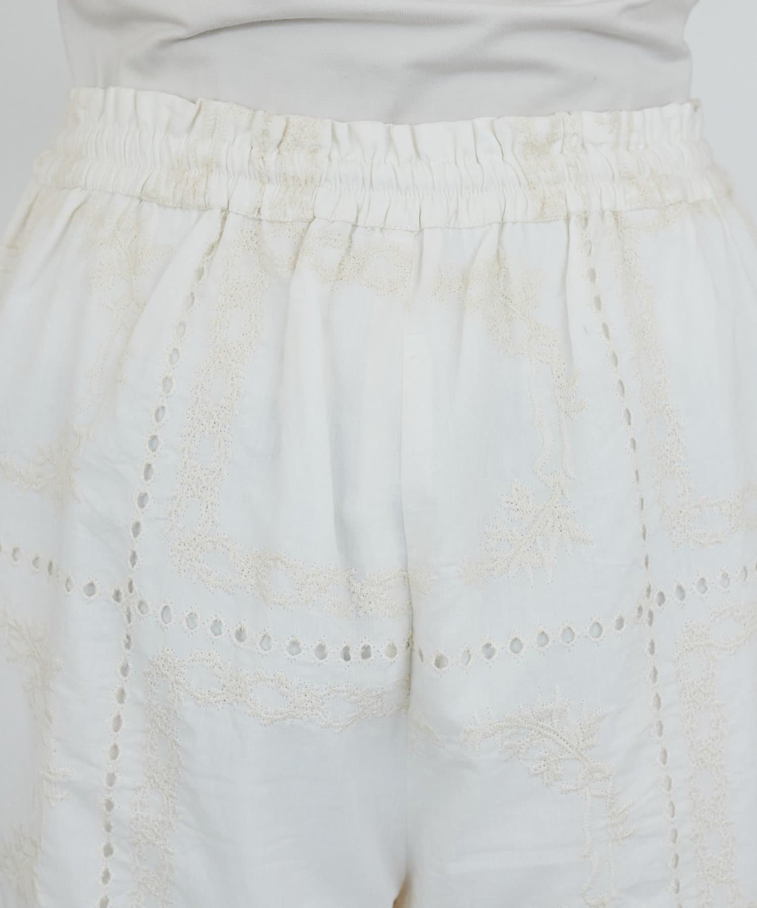 DISCOAT(ディスコート) 【India】総刺繍イージーパンツ