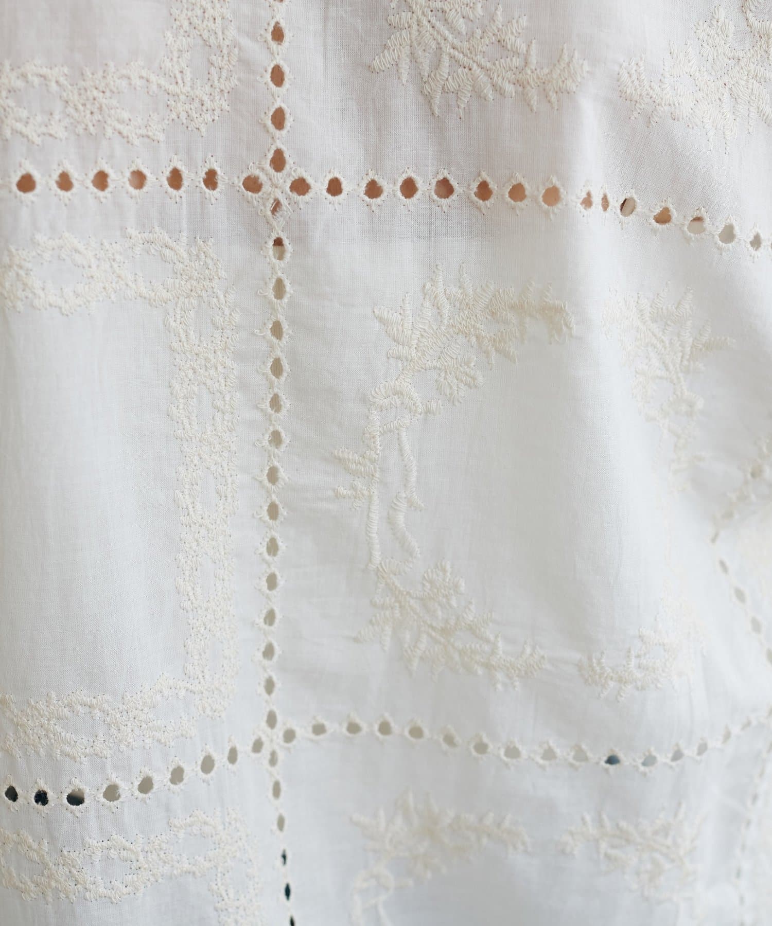 DISCOAT(ディスコート) 【India】総刺繍オープンカラーシャツ