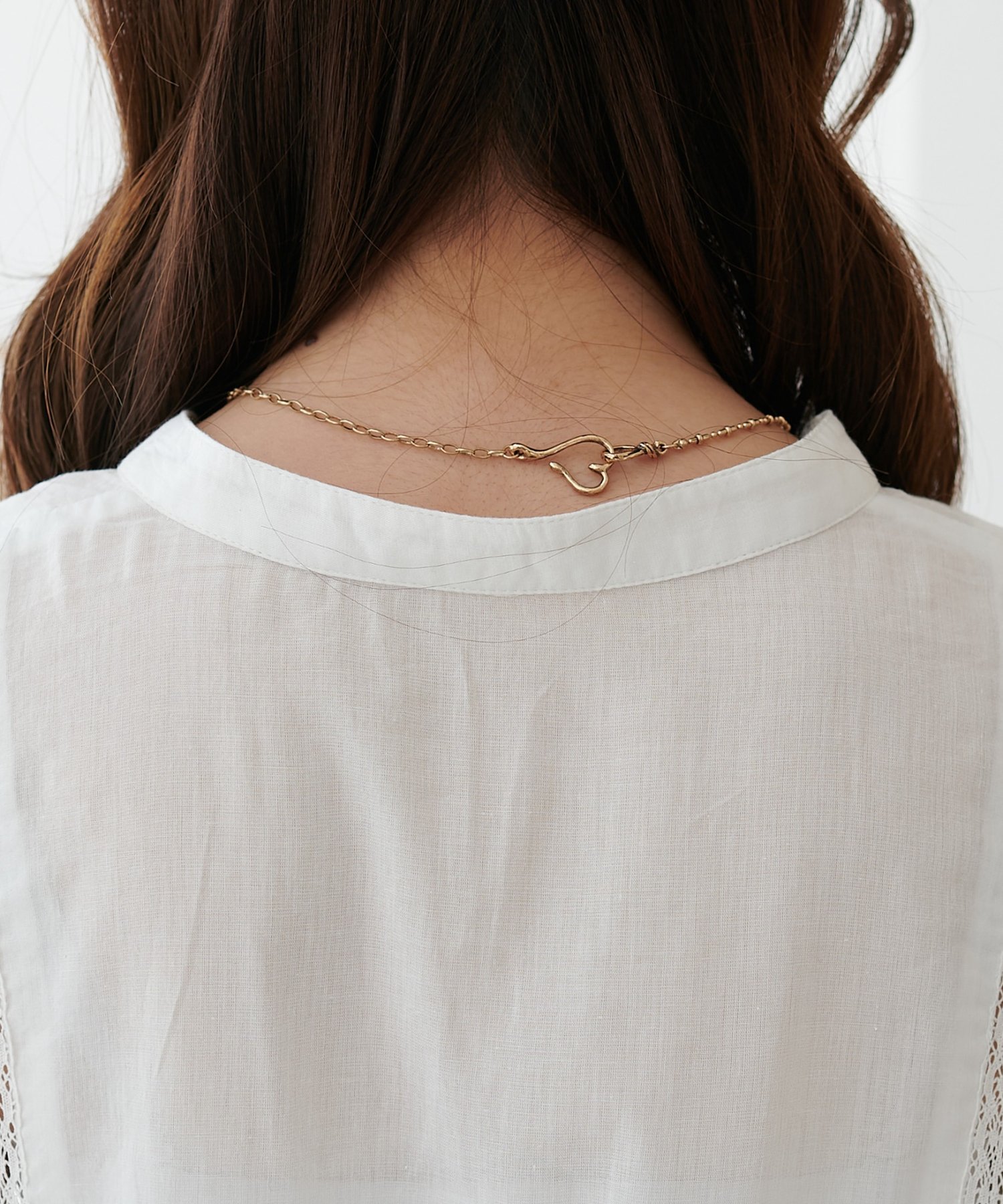 DISCOAT(ディスコート) 【SS先行予約/India】コットンボイルレース使い前開きブラウス