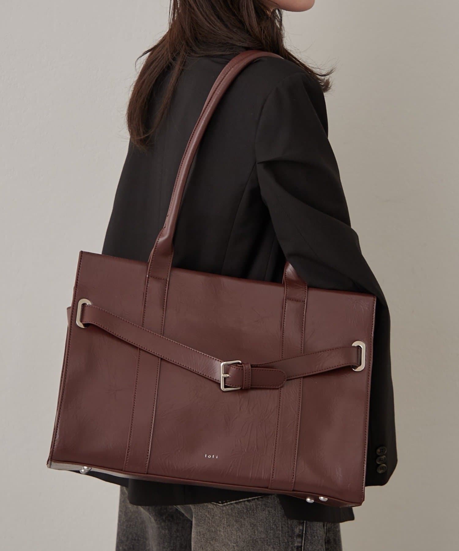 mline(エムライン) [mline]スクエアベルトトート