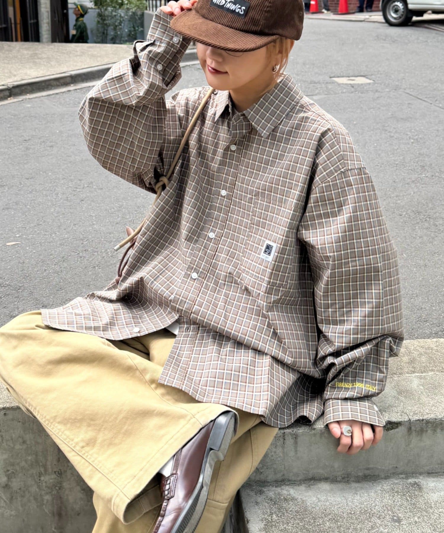 CIAOPANIC TYPY(チャオパニックティピー) 【PATTIPATTI】mini plaid over shirts