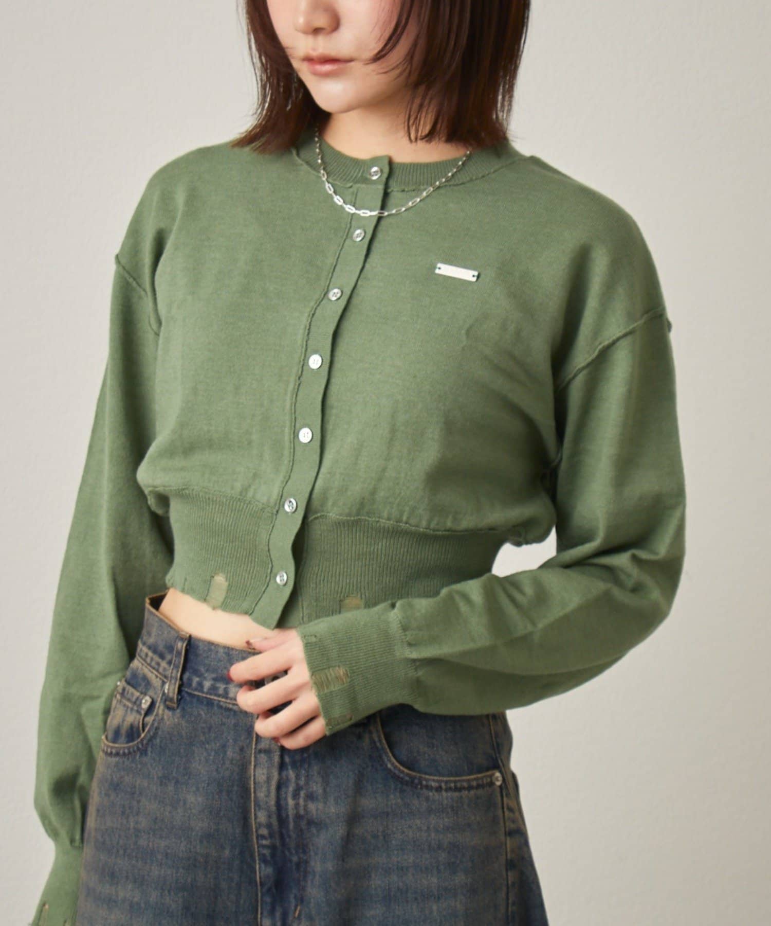 mline(エムライン) [mline]メランジ コンパクトニット