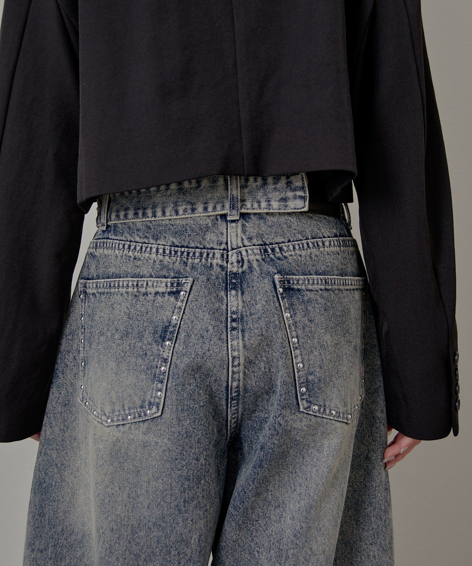 mline(エムライン) [mline]カーブベルトデニム