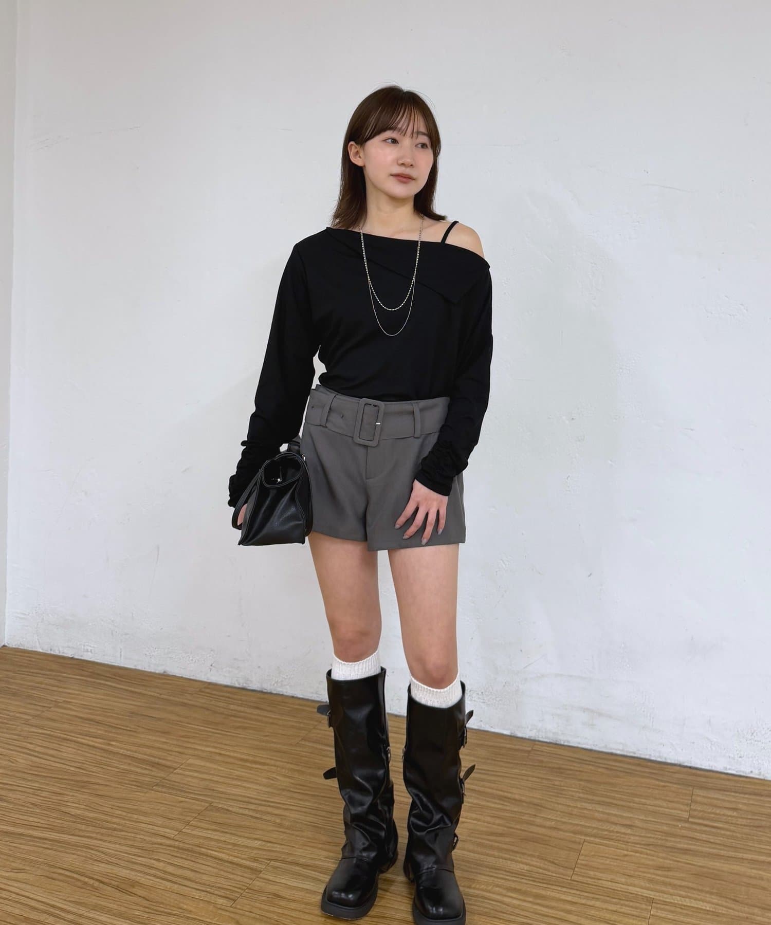 mline(エムライン) [mline]オフショル カットソー