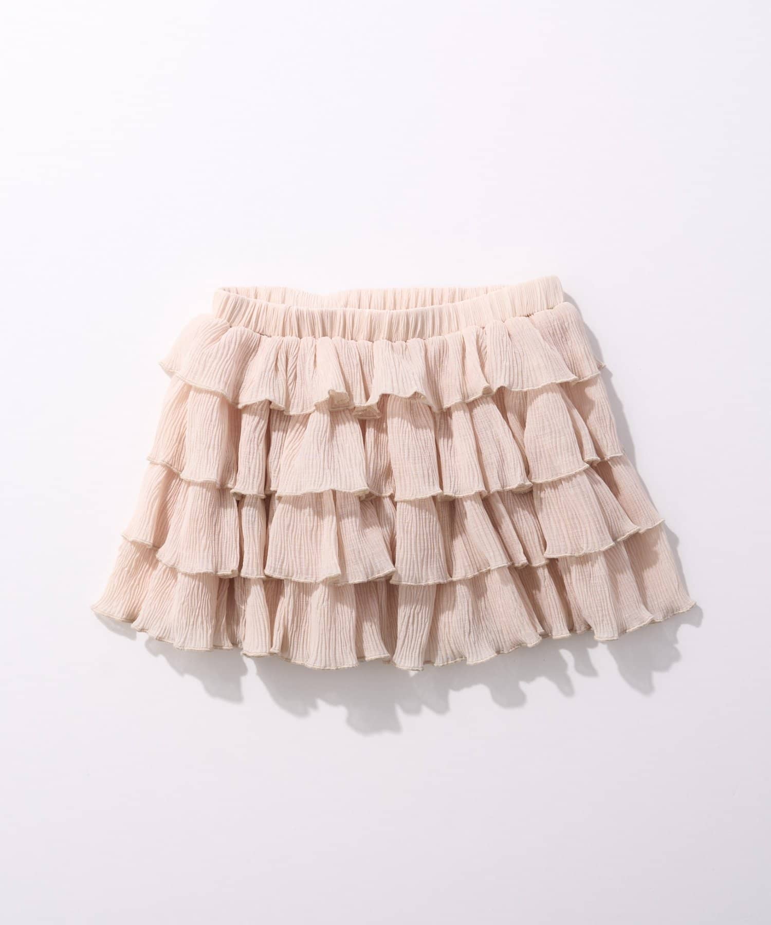 CIAOPANIC TYPY(チャオパニックティピー) 【KIDS】レイヤードティアードミニスカート