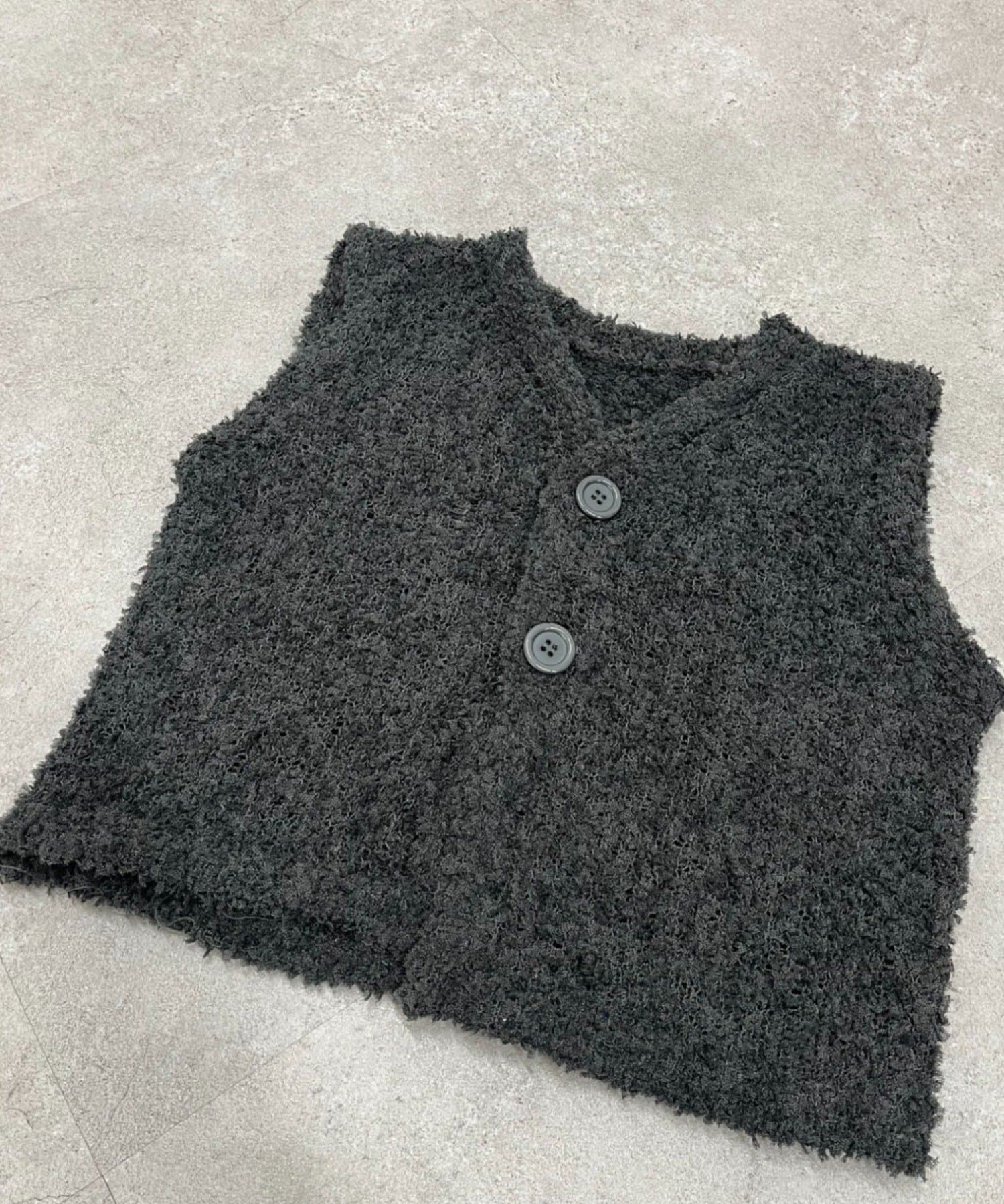 CIAOPANIC TYPY(チャオパニックティピー) 【KIDS】《ジュニアサイズあり》ミックスチュールヤーンコンパクトベスト