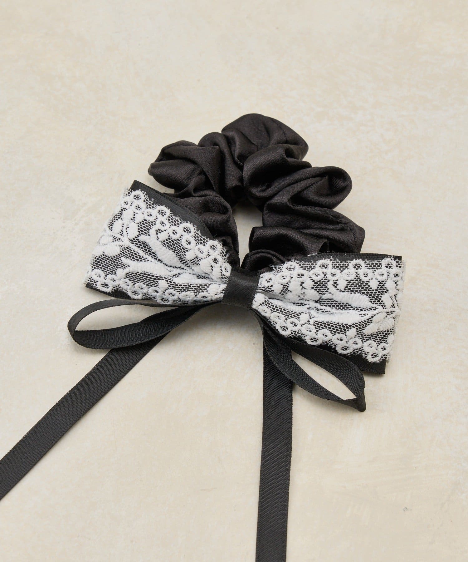 Lattice(ラティス) 【1/1 11:00～販売開始】【keeco企画】 レースリボンシュシュ