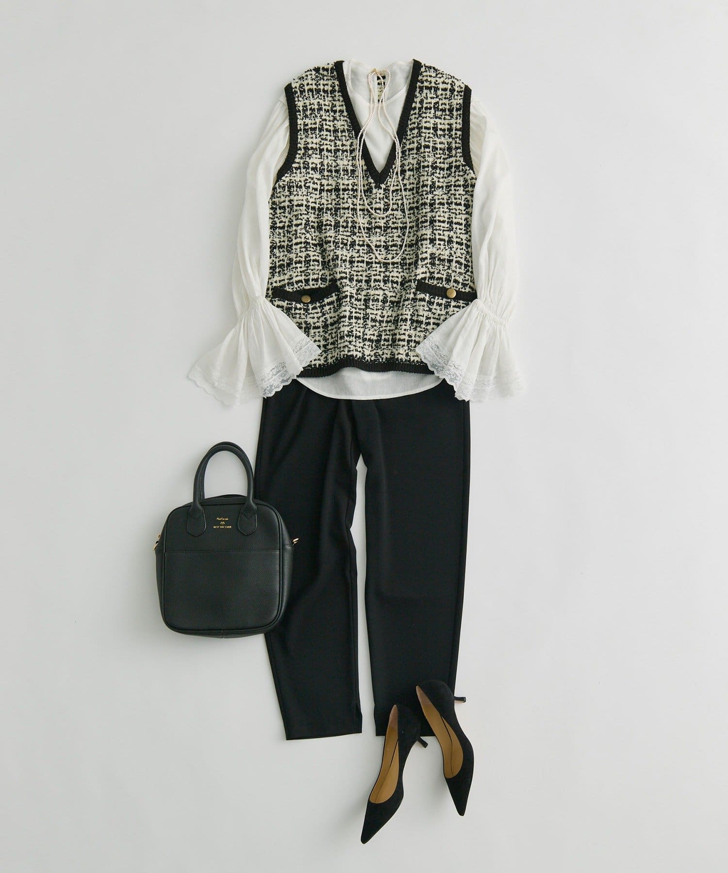 PUAL CE CIN(ピュアルセシン) 2WAYパールネックレス