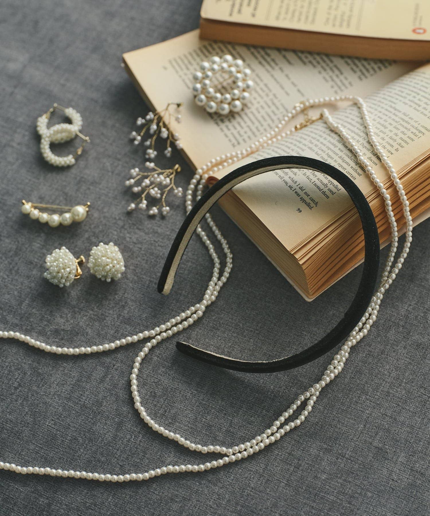 PUAL CE CIN(ピュアルセシン) ベロアカチューシャ