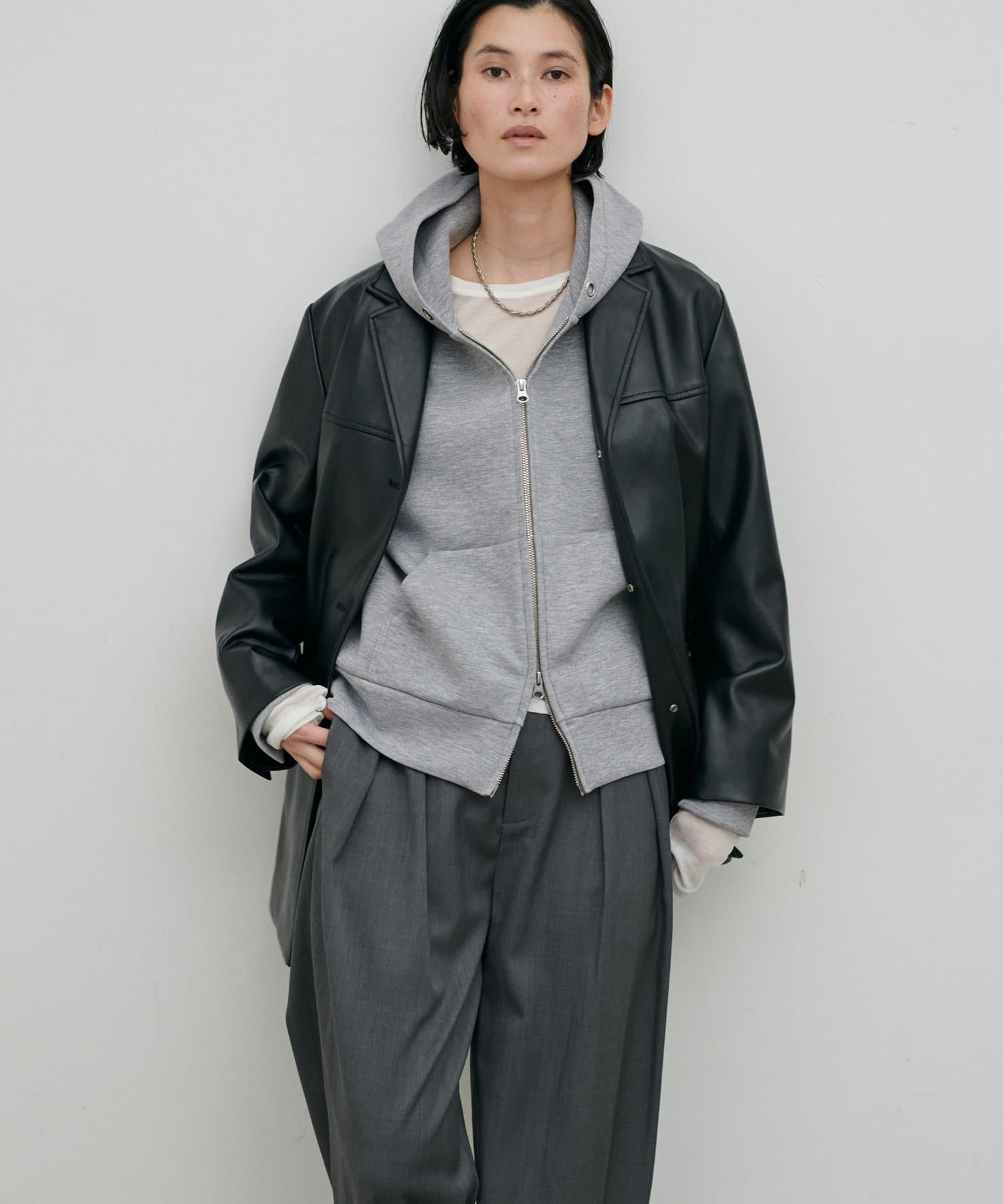 ダンボールフードZIP付きプルオーバー | LARUTA(ラルータ)レディース