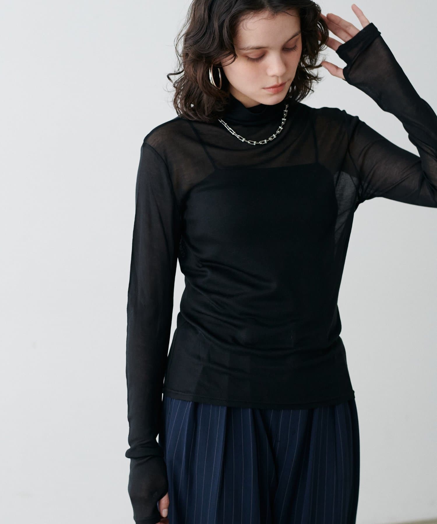 LARUTA(ラルータ) シアバター加工シアータートルプルオーバー