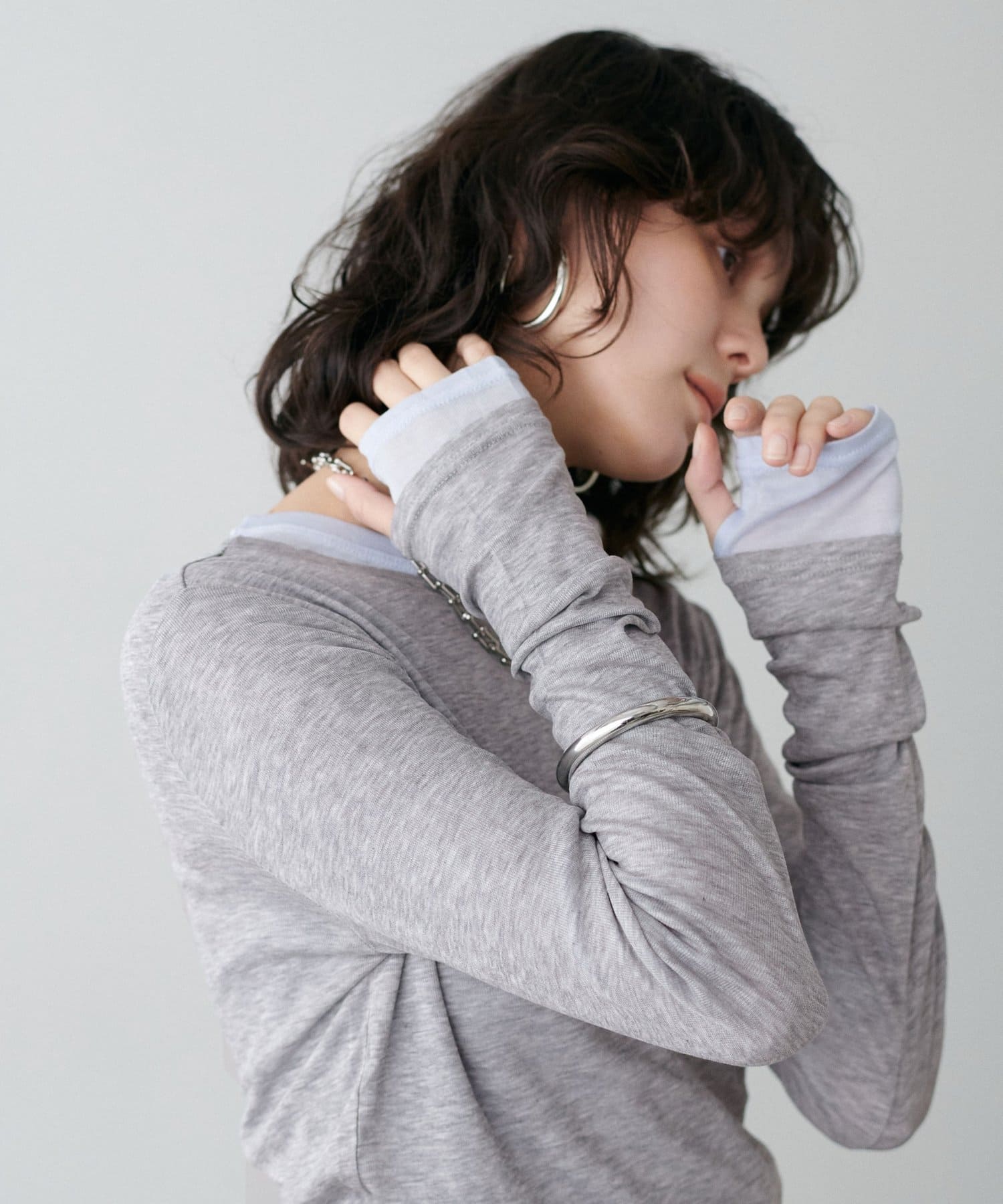 LARUTA(ラルータ) シアークルーネックプルオーバー