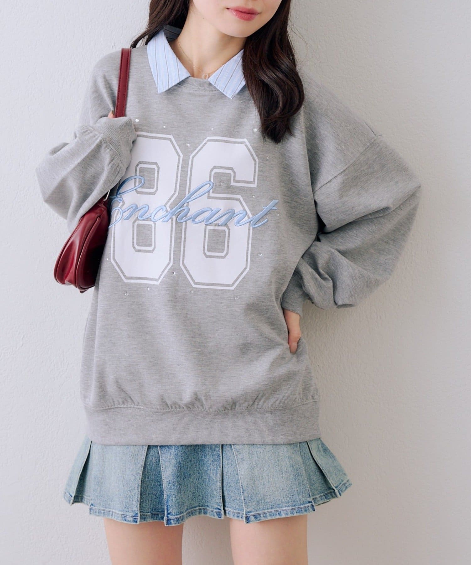 Remind me and forever(リマインドミーアンドフォーエバー) ドッキングナンバリングプルオーバー