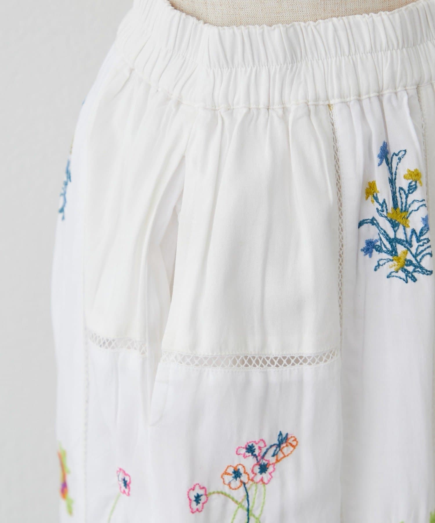 Remind me and forever(リマインドミーアンドフォーエバー) 【nane】【India series】パッチワーク刺繍パンツ