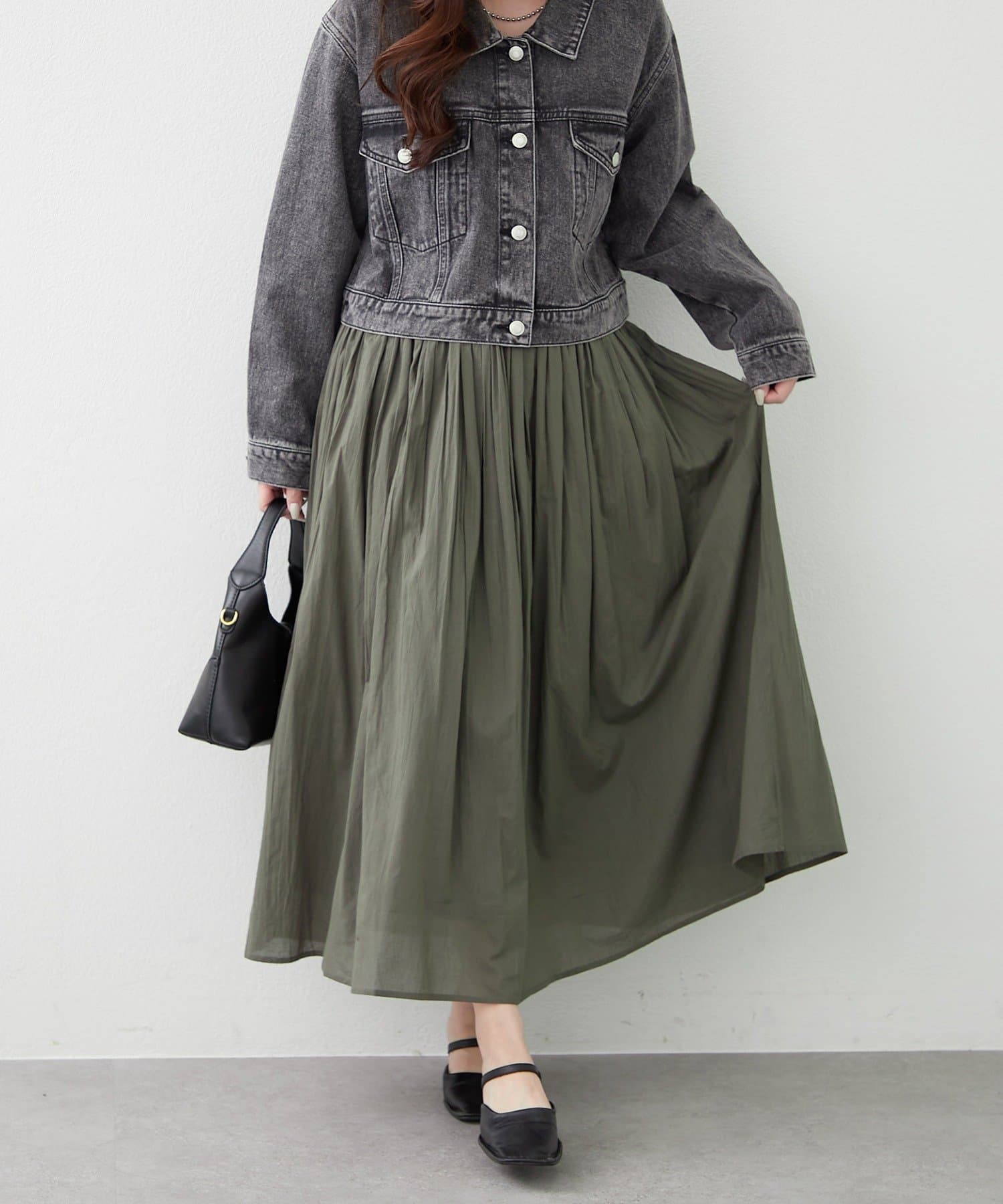 Remind me and forever(リマインドミーアンドフォーエバー) 【India series】ギャザーカラースカート