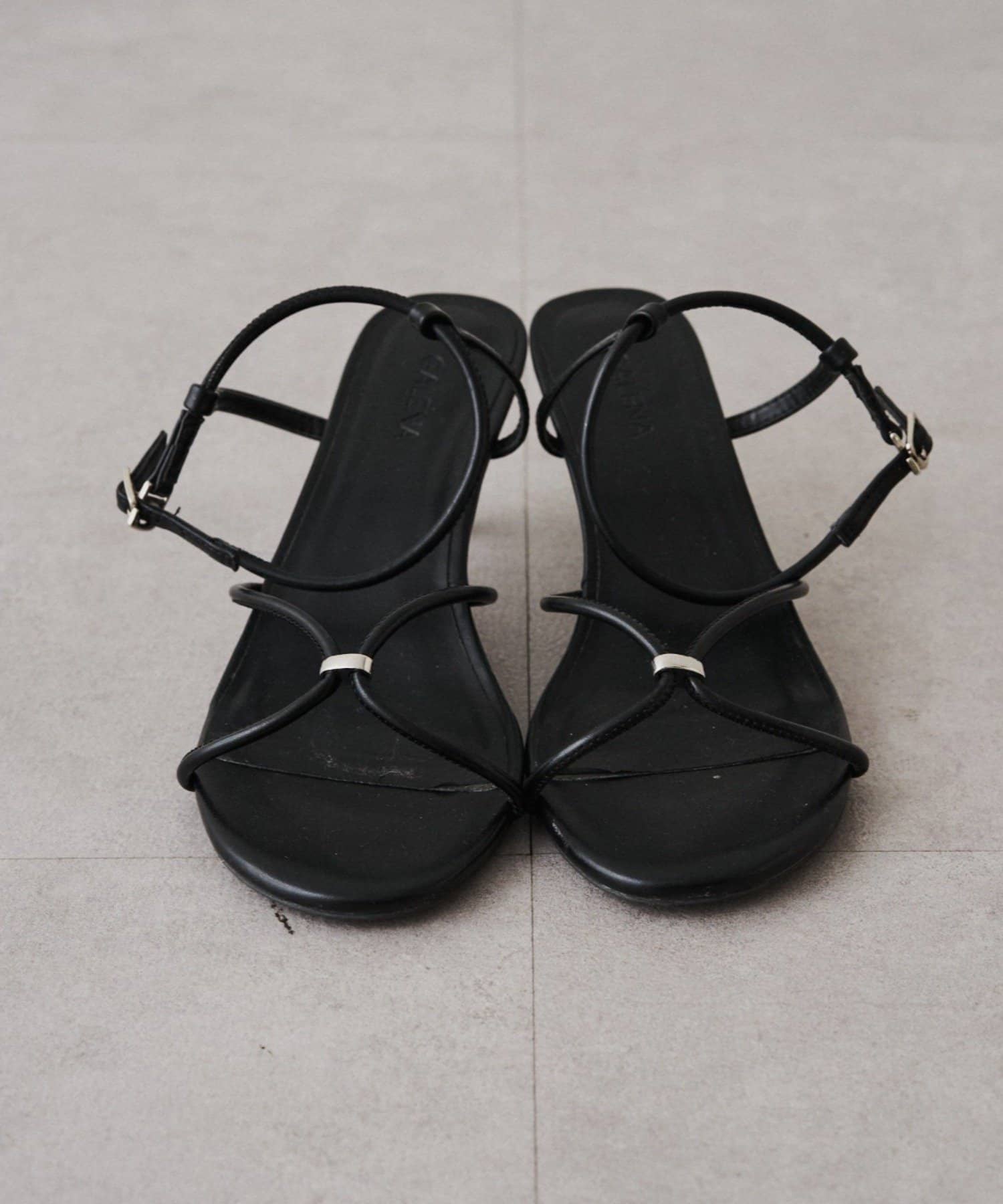 LOUNGEDRESS(ラウンジドレス) 【GALENA/ガレナ】メタルポイントヒールサンダル