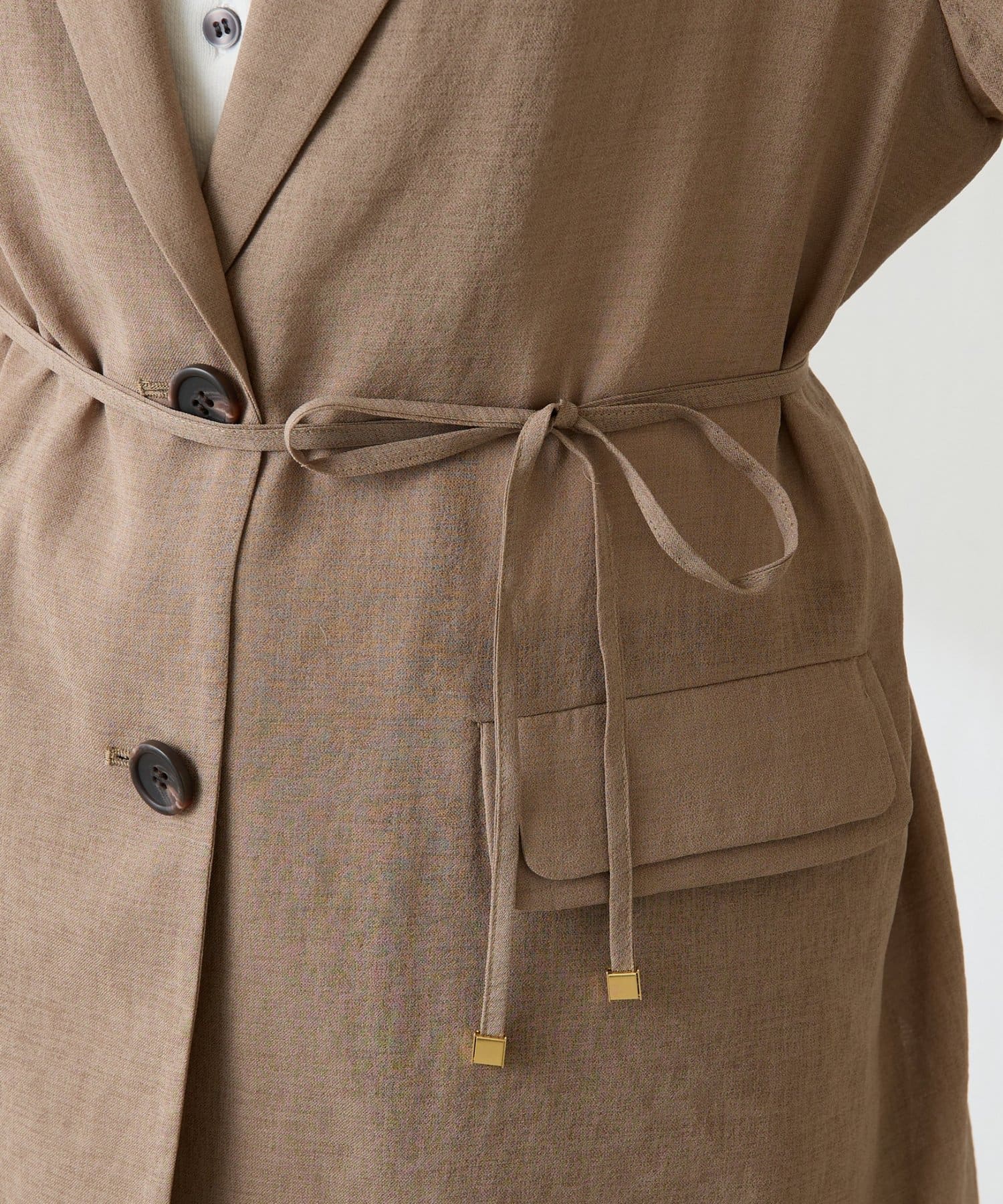 COLLAGE GALLARDAGALANTE(コラージュ ガリャルダガランテ) 【軽量/冷房対策】ダブルポケットシアージャケット