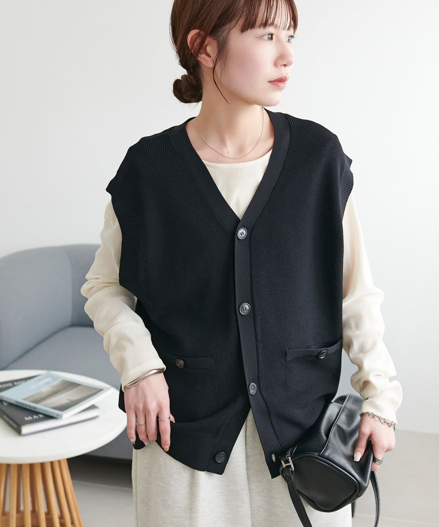 DISCOAT(ディスコート) 【ユニセックス】アンチピリング前開きベスト