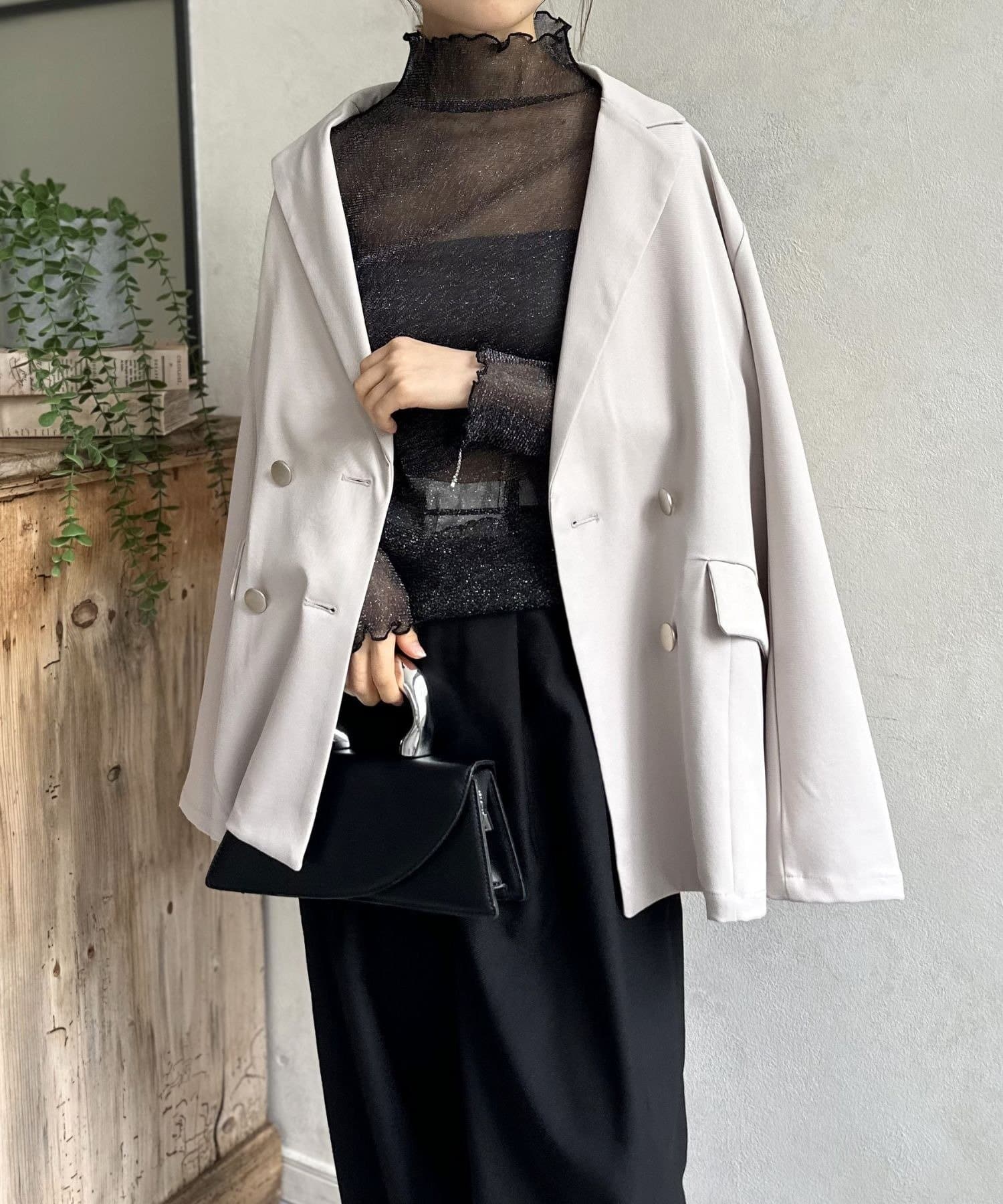 LOCUST(ローカスト) 【着回しアイテム】ラメチュールプルオーバー