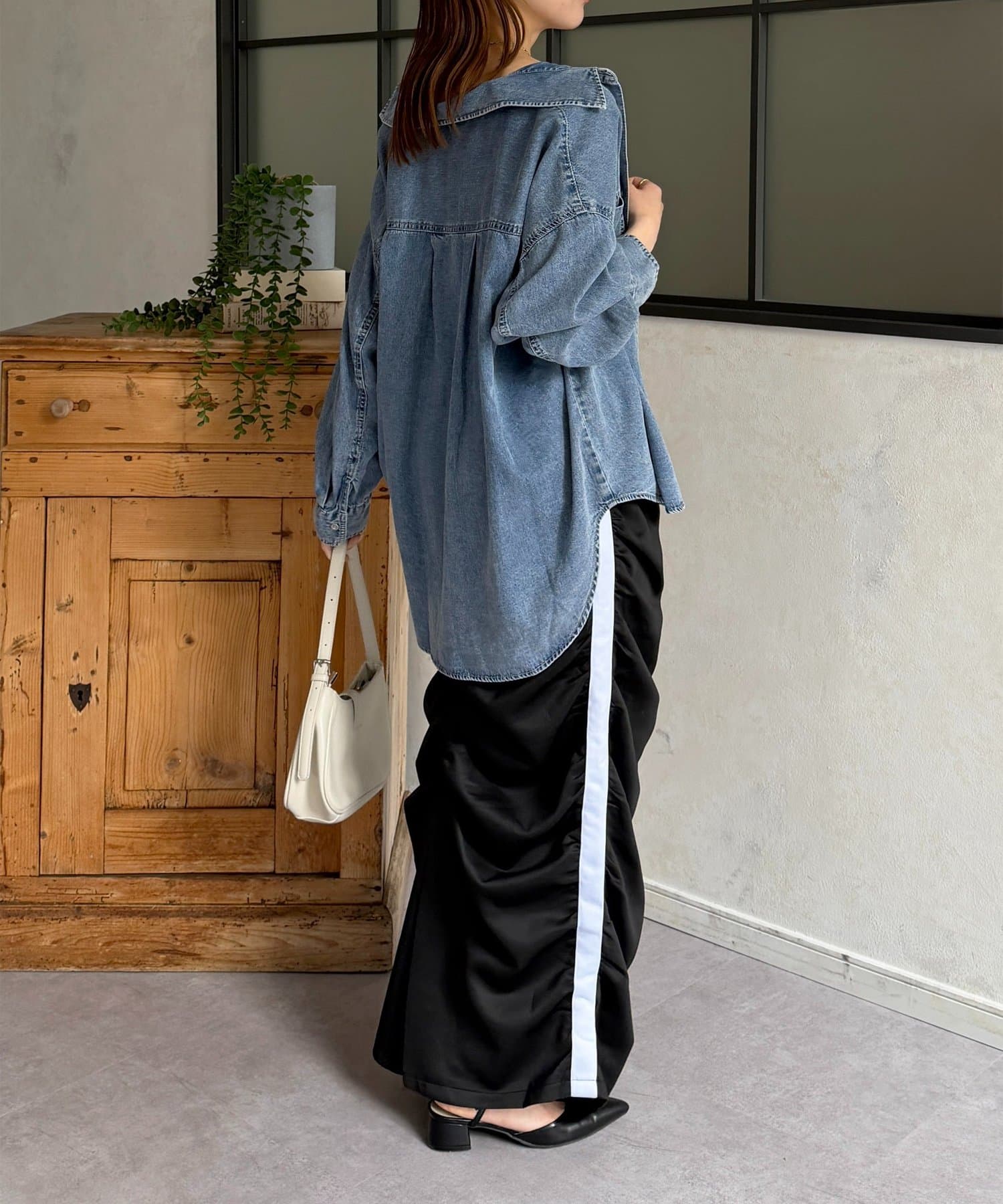 Thevon.(ゼヴォン) ギャザードロストスカート