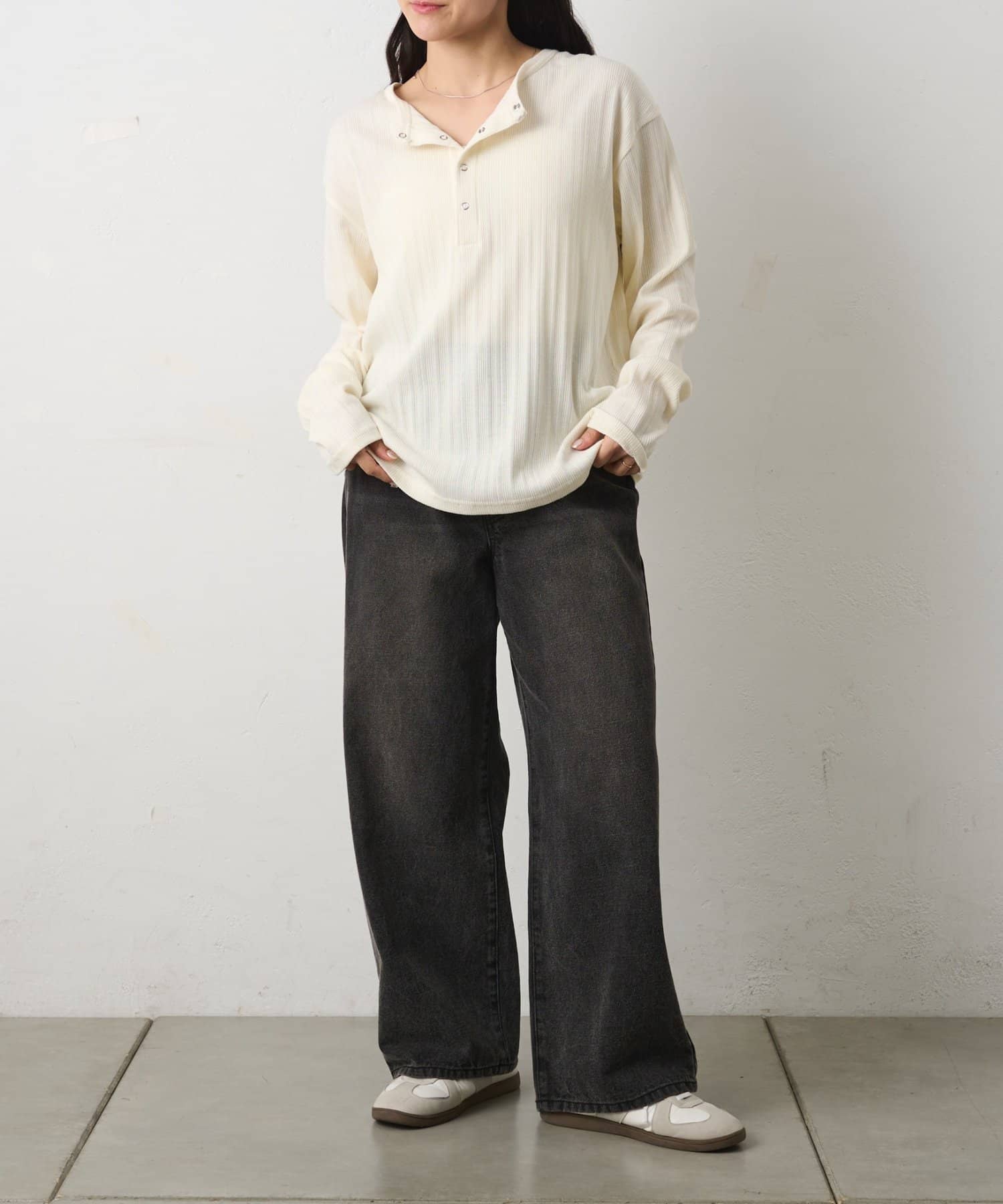 COLONY 2139(コロニー トゥーワンスリーナイン) テレコリブヘンリーネック