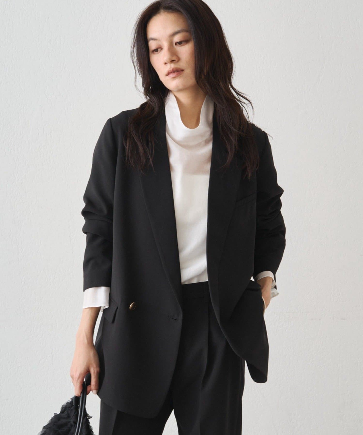 LOUNGEDRESS(ラウンジドレス) ダブルクロスジャケット