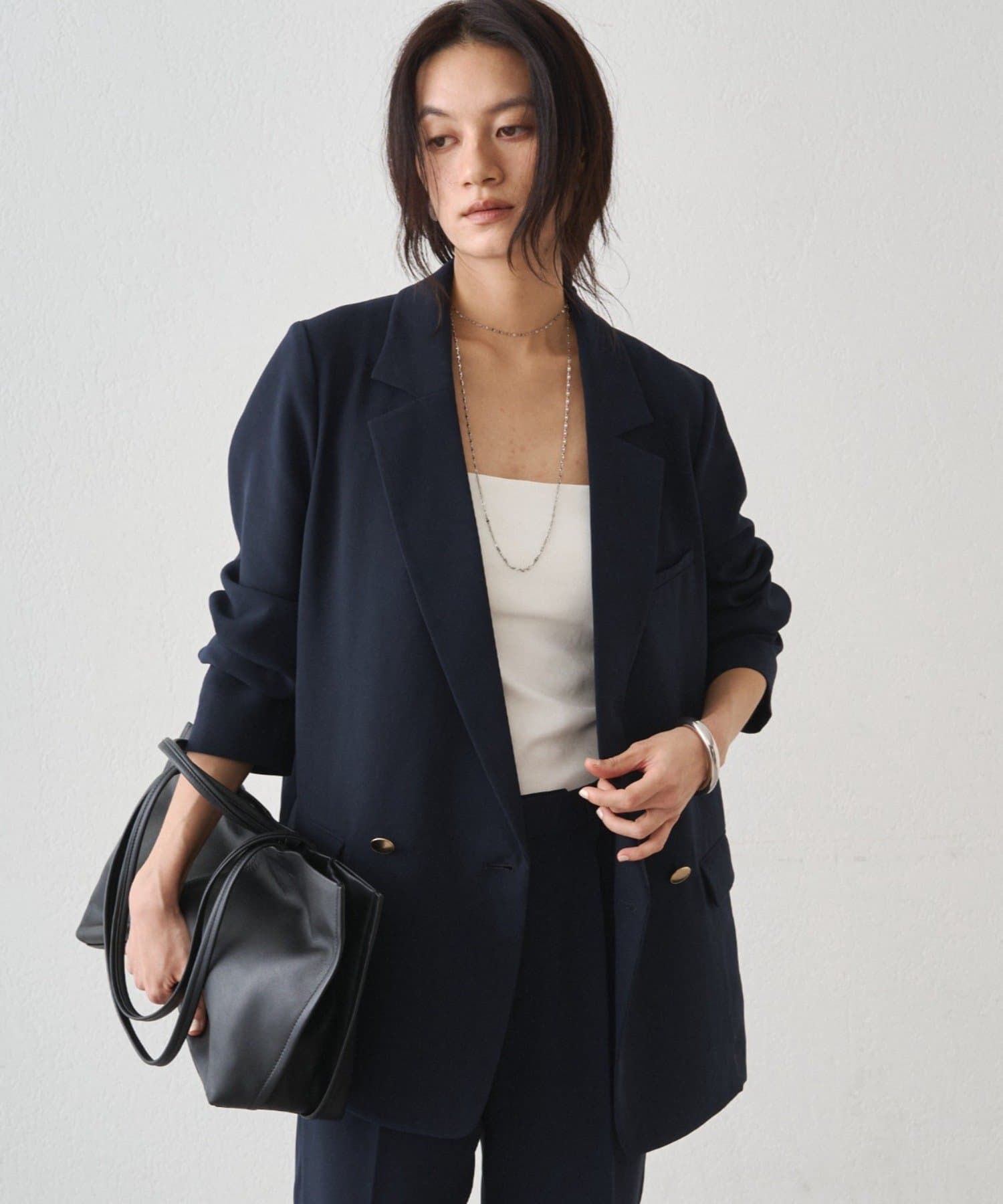 LOUNGEDRESS(ラウンジドレス) ダブルクロスジャケット