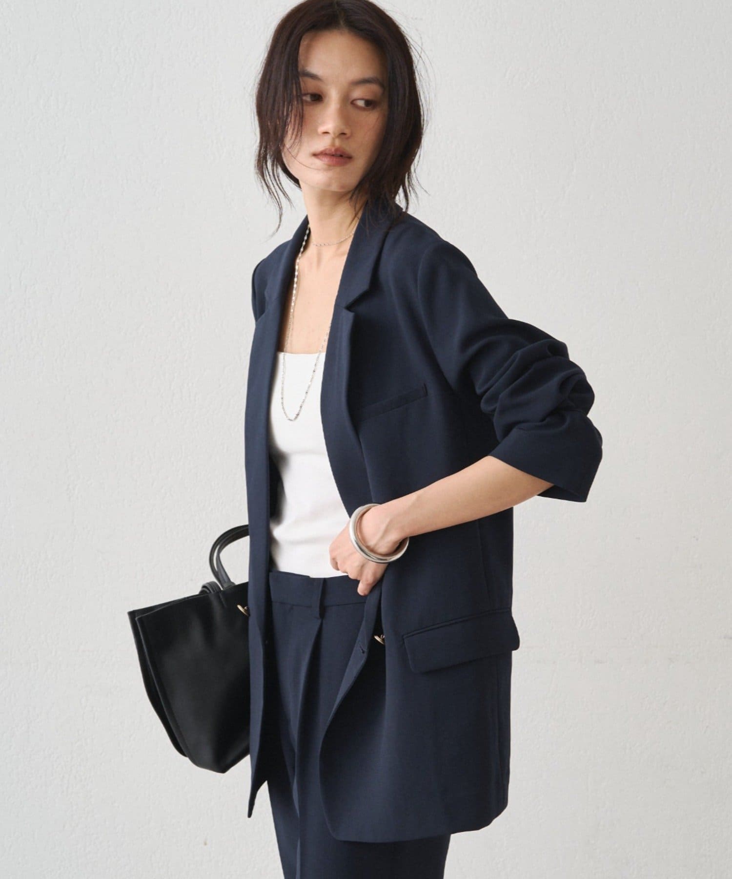 LOUNGEDRESS(ラウンジドレス) ダブルクロスジャケット