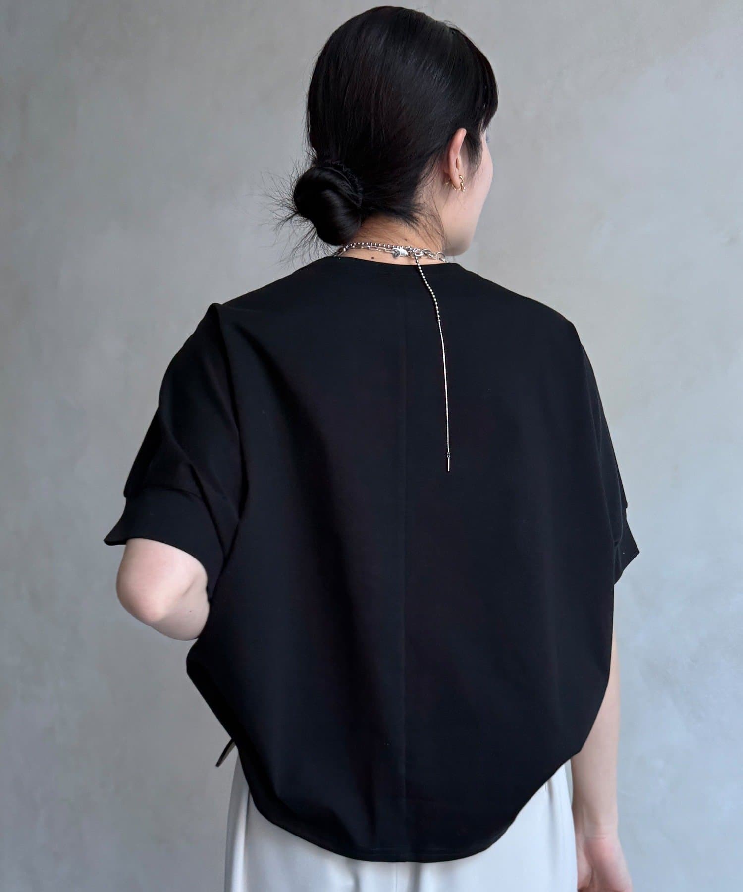 DOUDOU(ドゥドゥ) 【WEB限定】オーガンジーロゴTEE