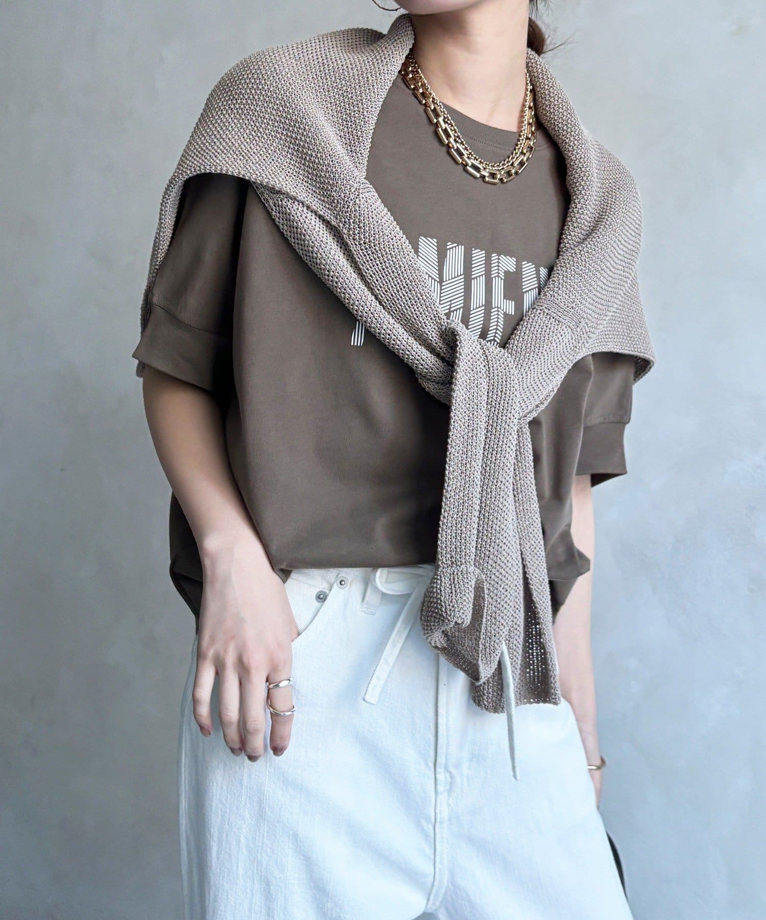 DOUDOU(ドゥドゥ) 【WEB限定】AMIENESロゴTEE