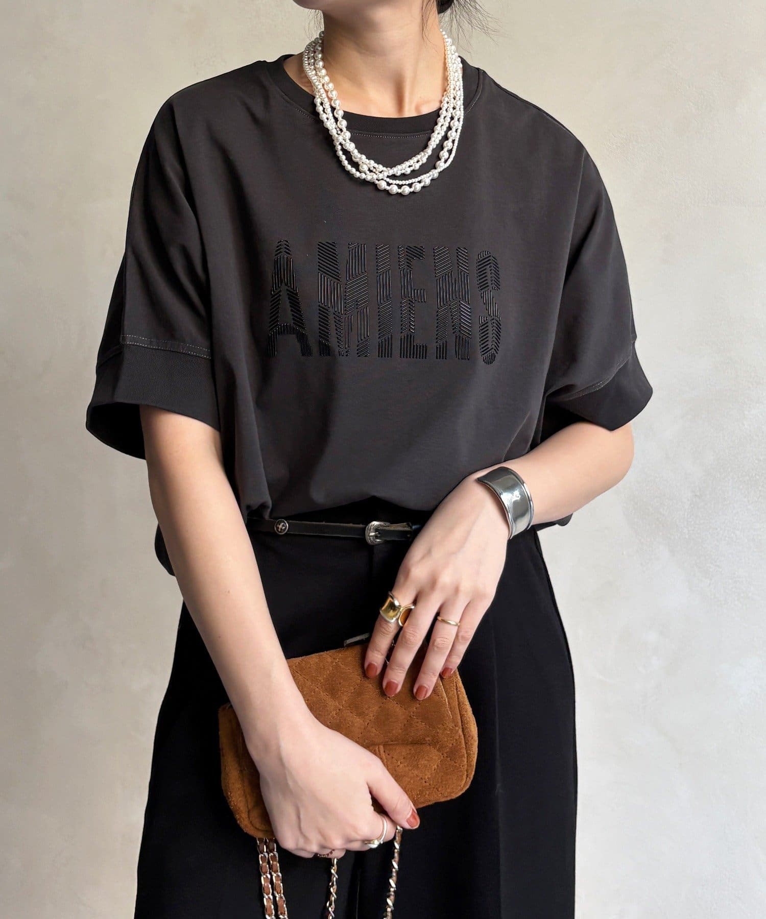 DOUDOU(ドゥドゥ) 【WEB限定】AMIENESロゴTEE