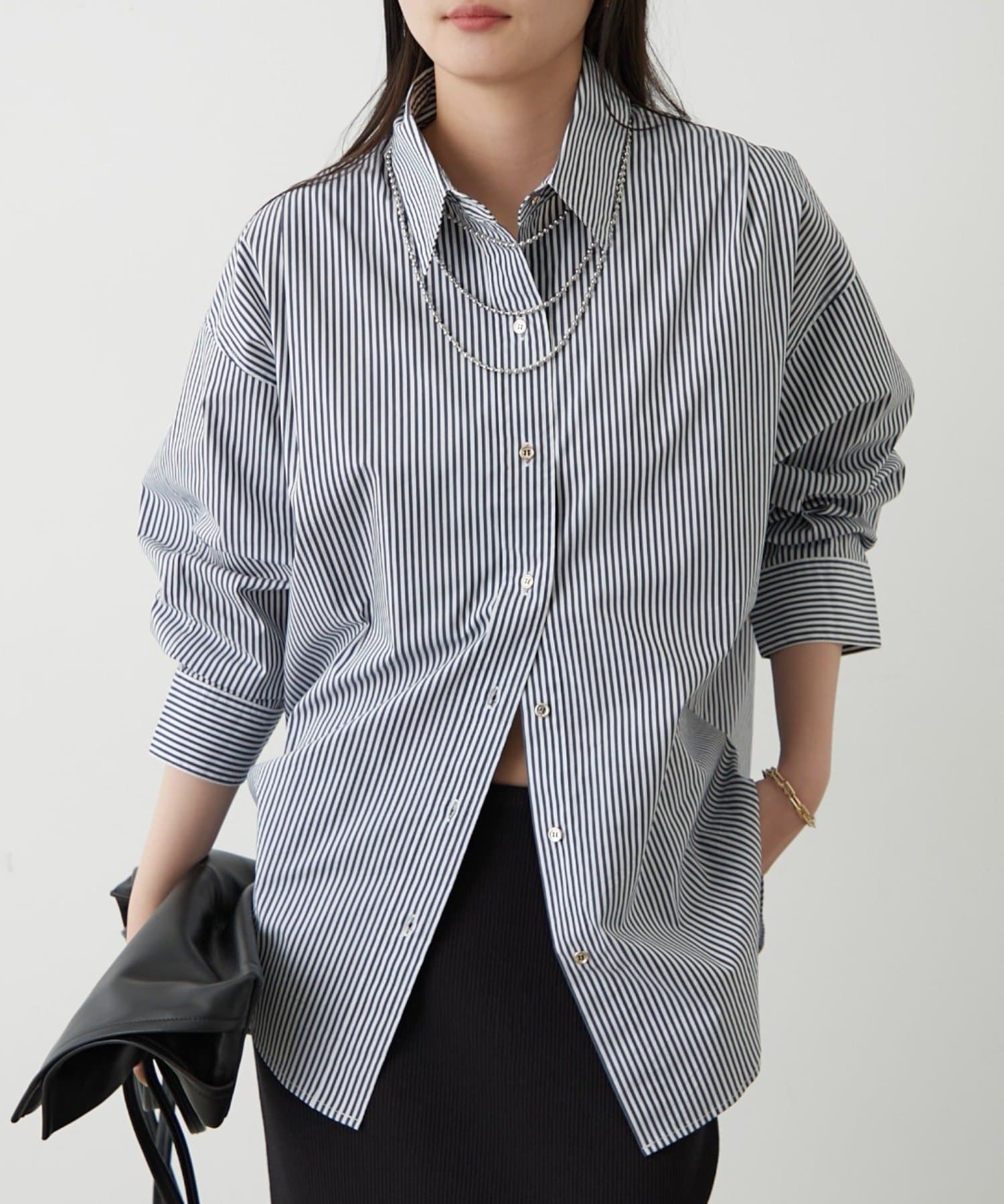 LOUNGEDRESS(ラウンジドレス) ストライプBigシャツ