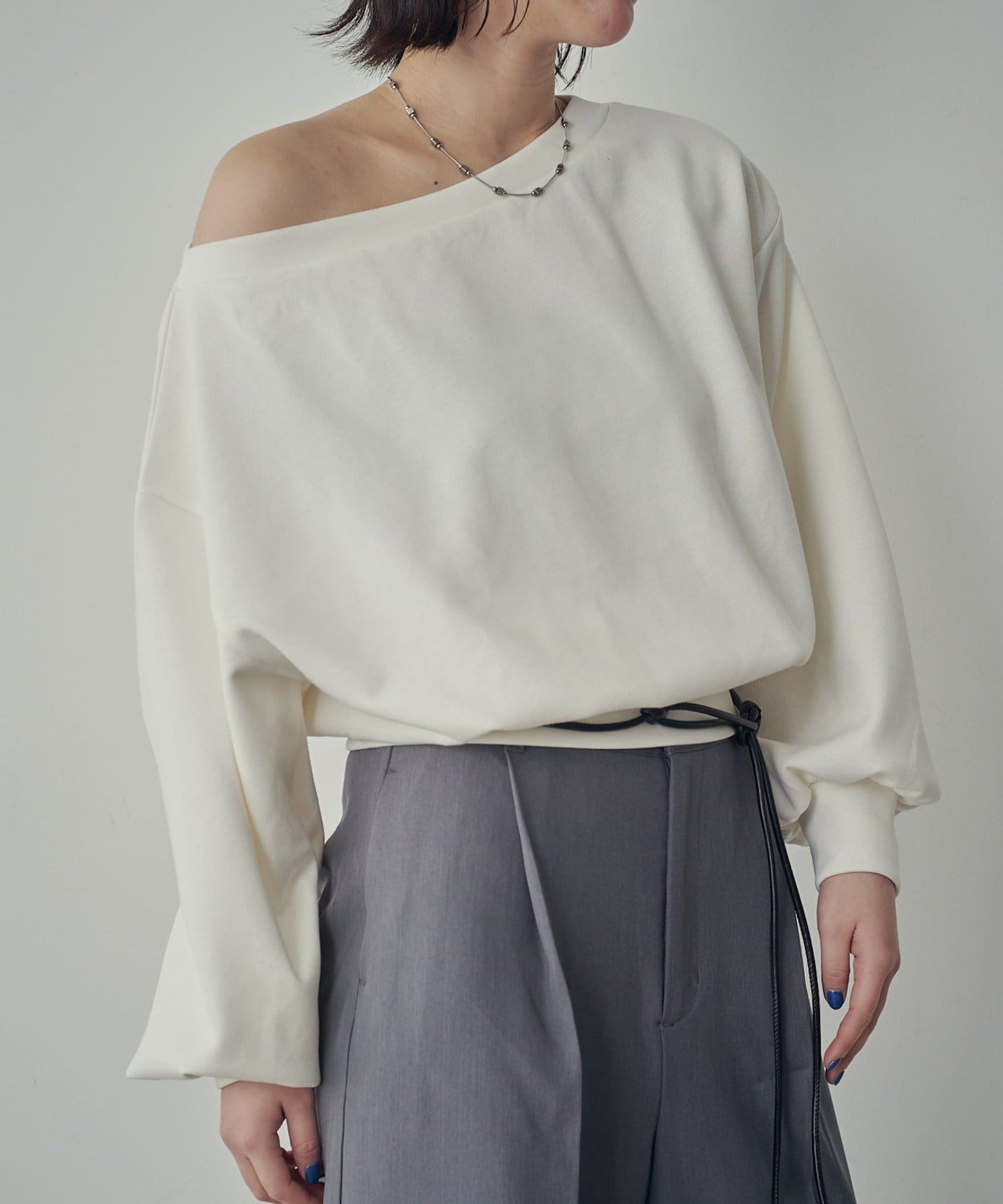 -goocy-(グーシー) ボートネックスウェット