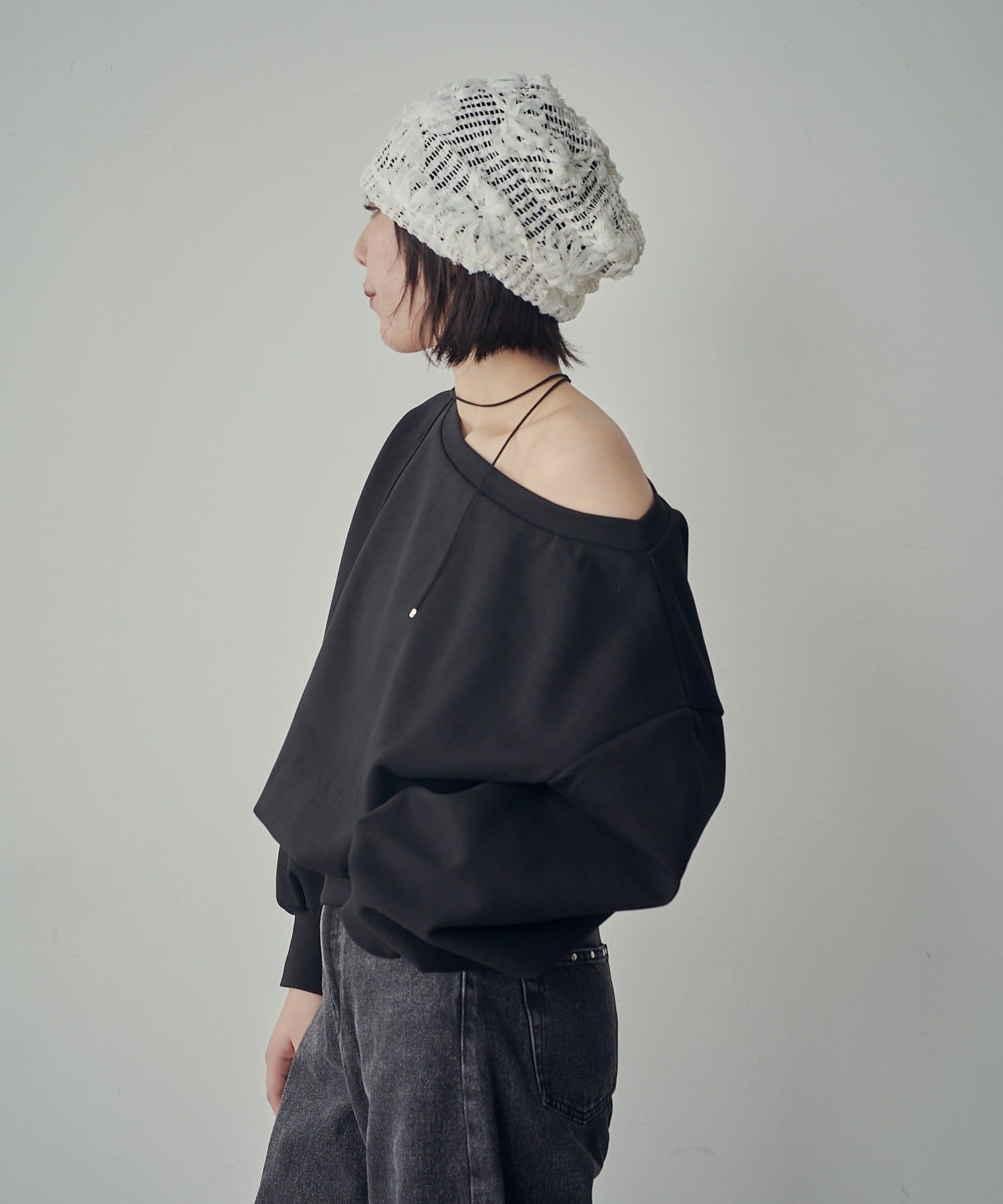 -goocy-(グーシー) ボートネックスウェット