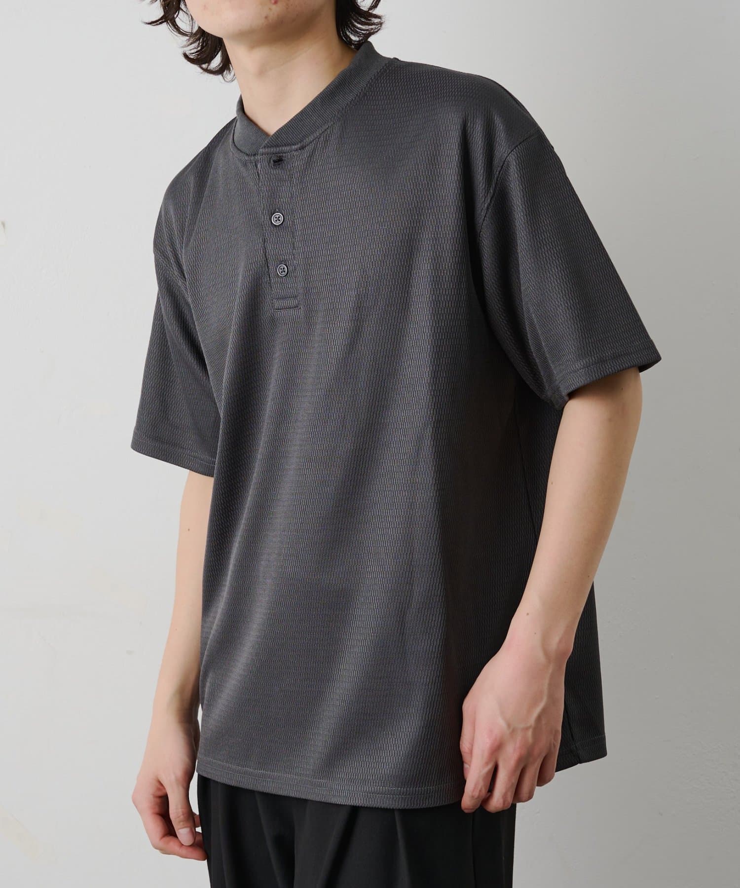 COLONY 2139(コロニー トゥーワンスリーナイン) ハニカムヘンリー半袖TEE