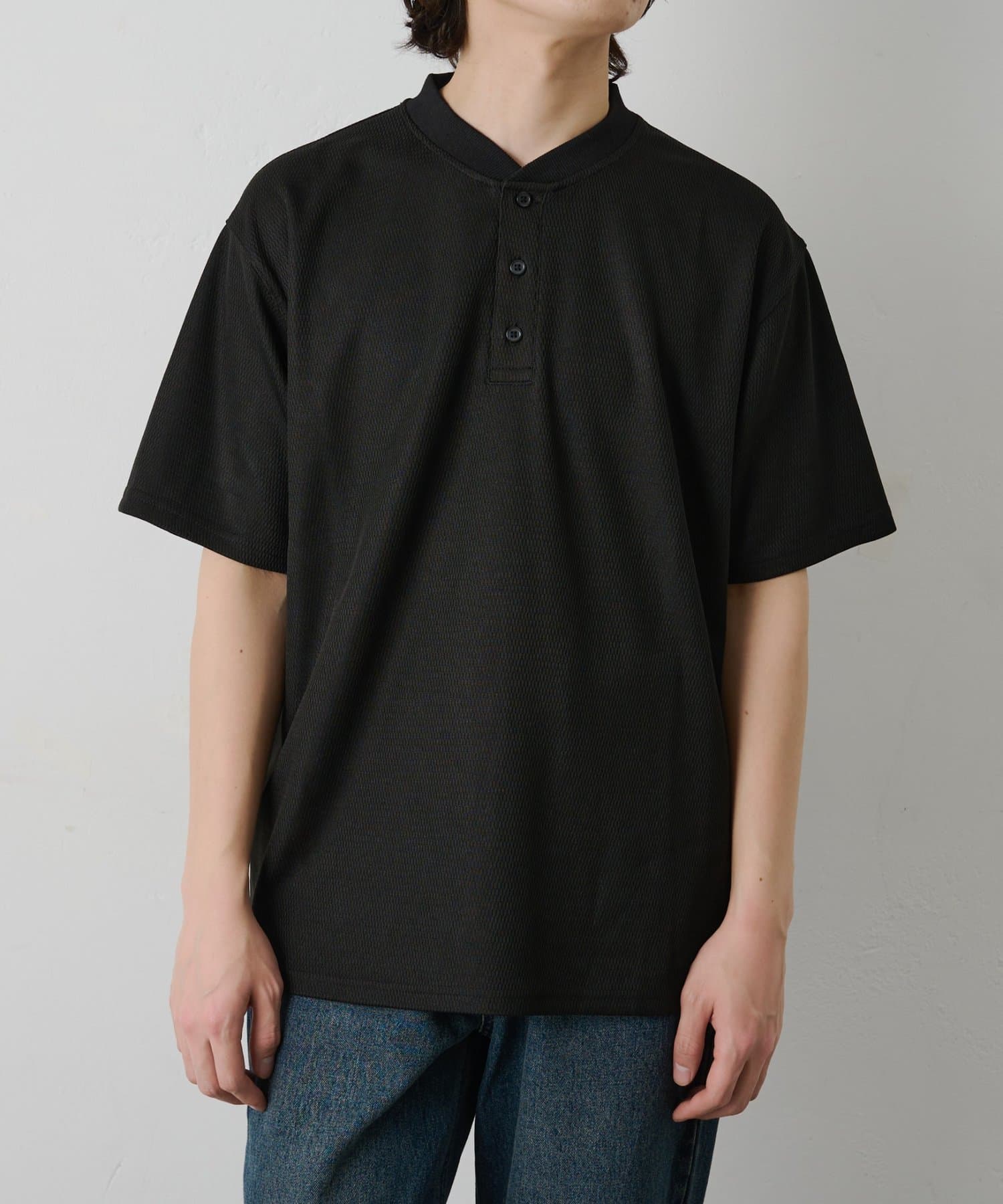 COLONY 2139(コロニー トゥーワンスリーナイン) ハニカムヘンリー半袖TEE