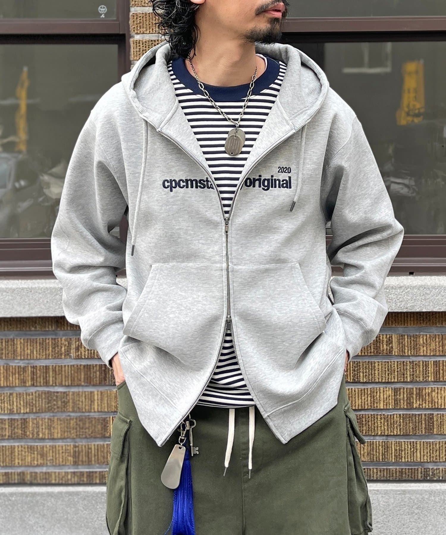 CPCM(シーピーシーエム) パウダー加工ダンボールジップパーカー