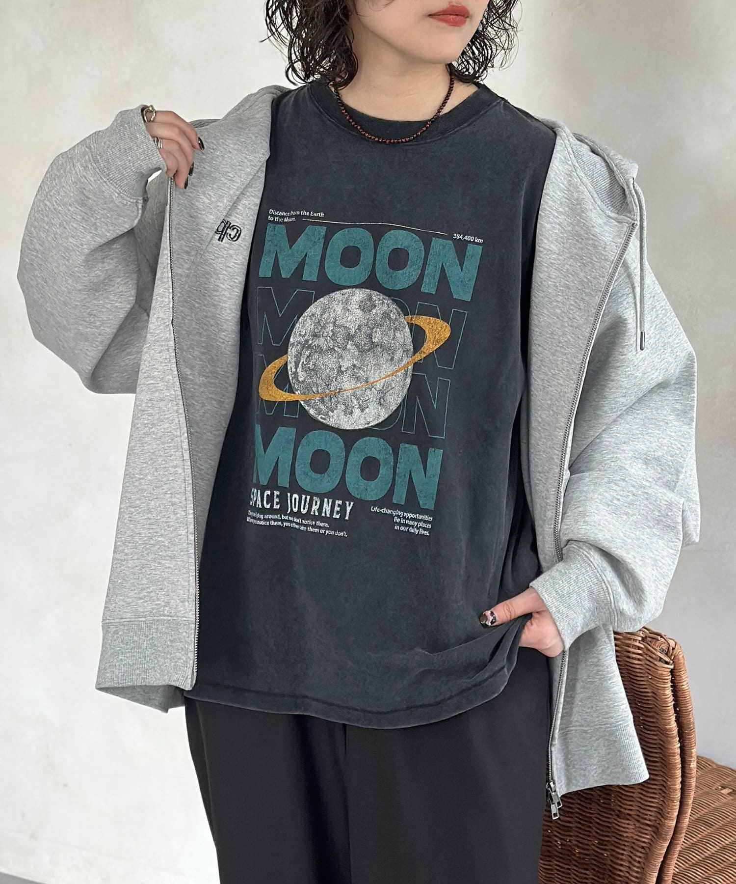 CPCM(シーピーシーエム) パウダー加工ヴィンテージライクT