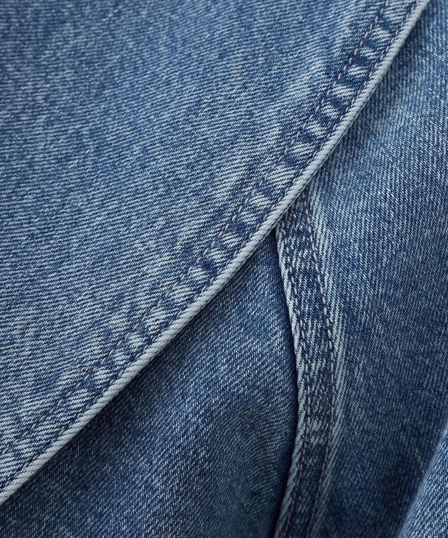 Whim Gazette(ウィム ガゼット) バックリボンデニムジャケット