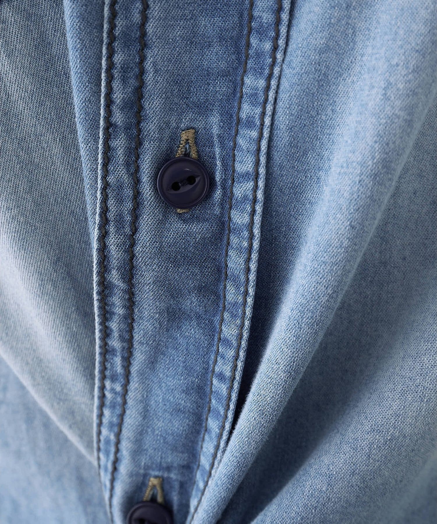 Whim Gazette(ウィム ガゼット) ライトオンスデニムシャツ