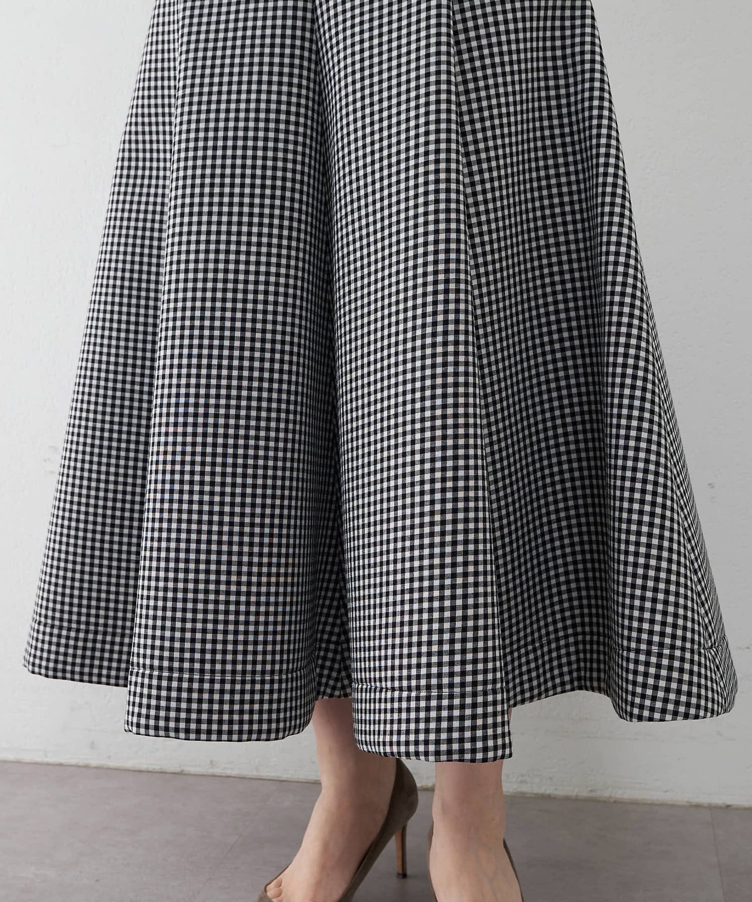 Whim Gazette(ウィム ガゼット) ボンディングギンガムスカート