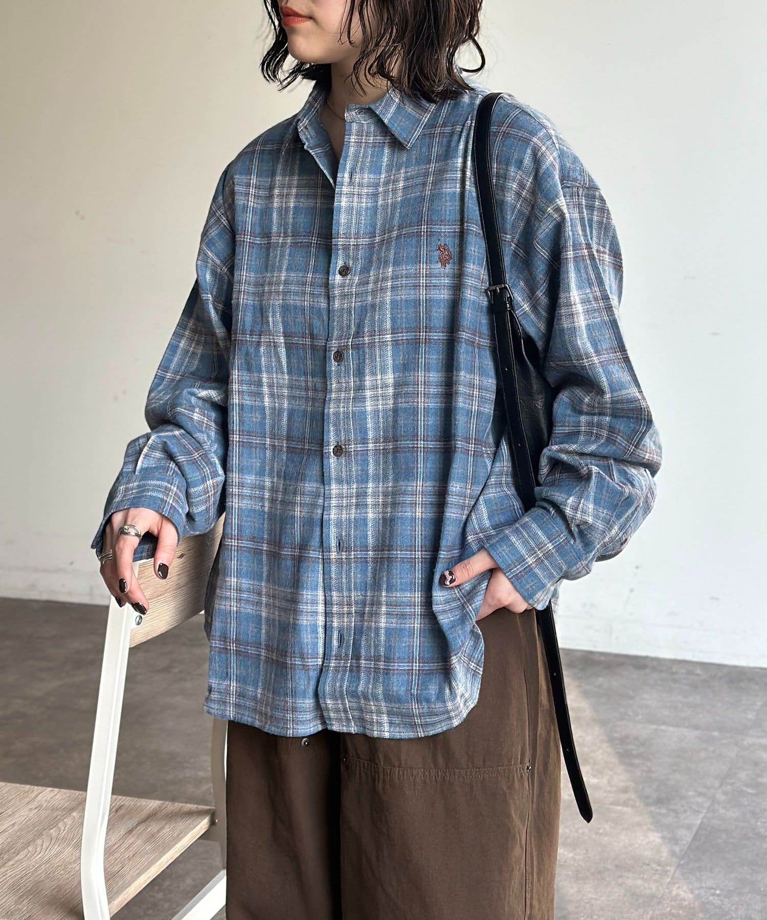 CPCM(シーピーシーエム) 【U.S. POLO ASSN.】チェックビエラシャツ