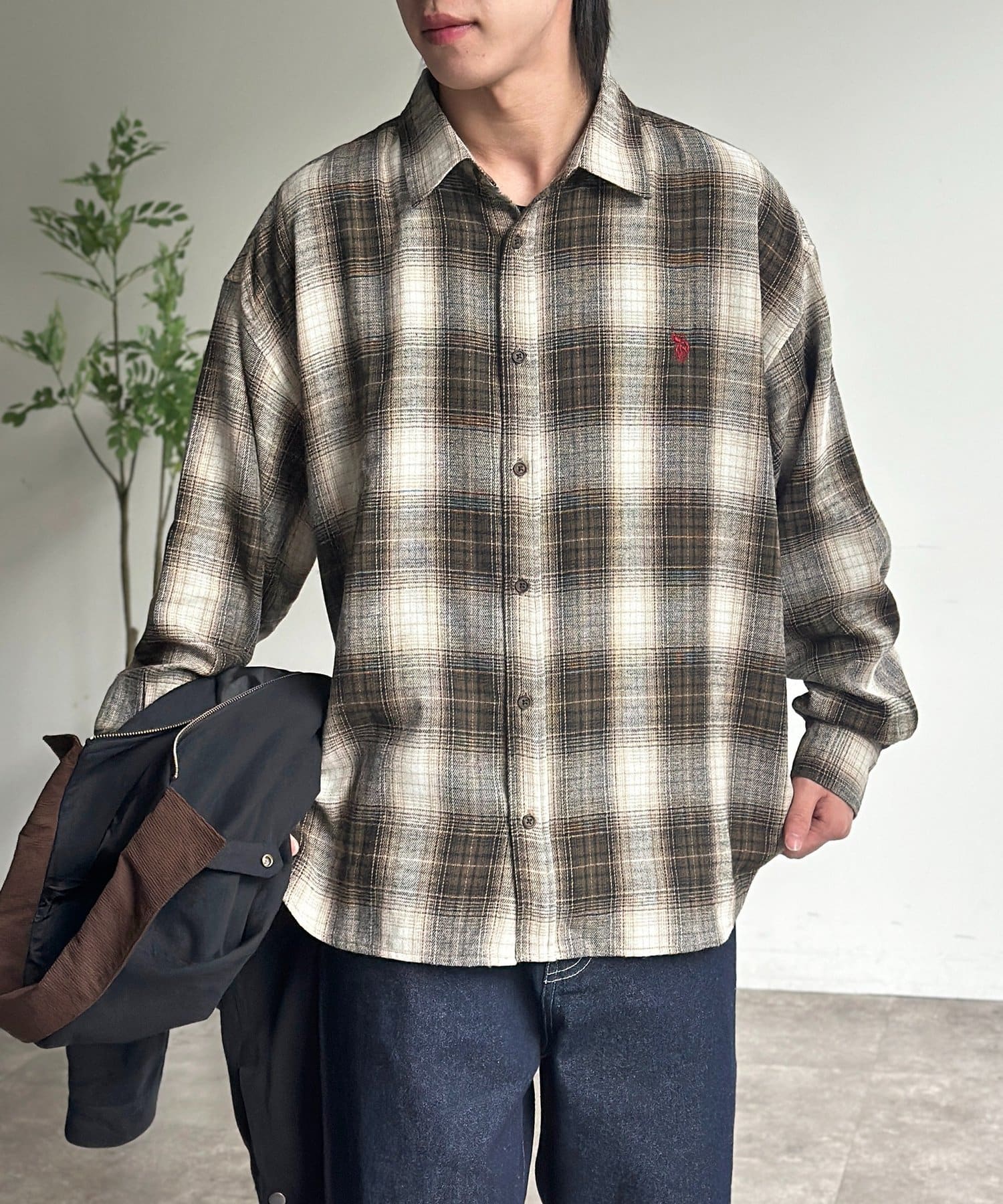 CPCM(シーピーシーエム) 【U.S. POLO ASSN.】チェックビエラシャツ