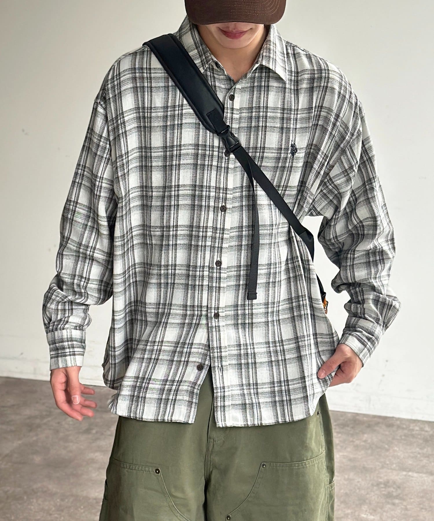 CPCM(シーピーシーエム) 【U.S. POLO ASSN.】チェックビエラシャツ