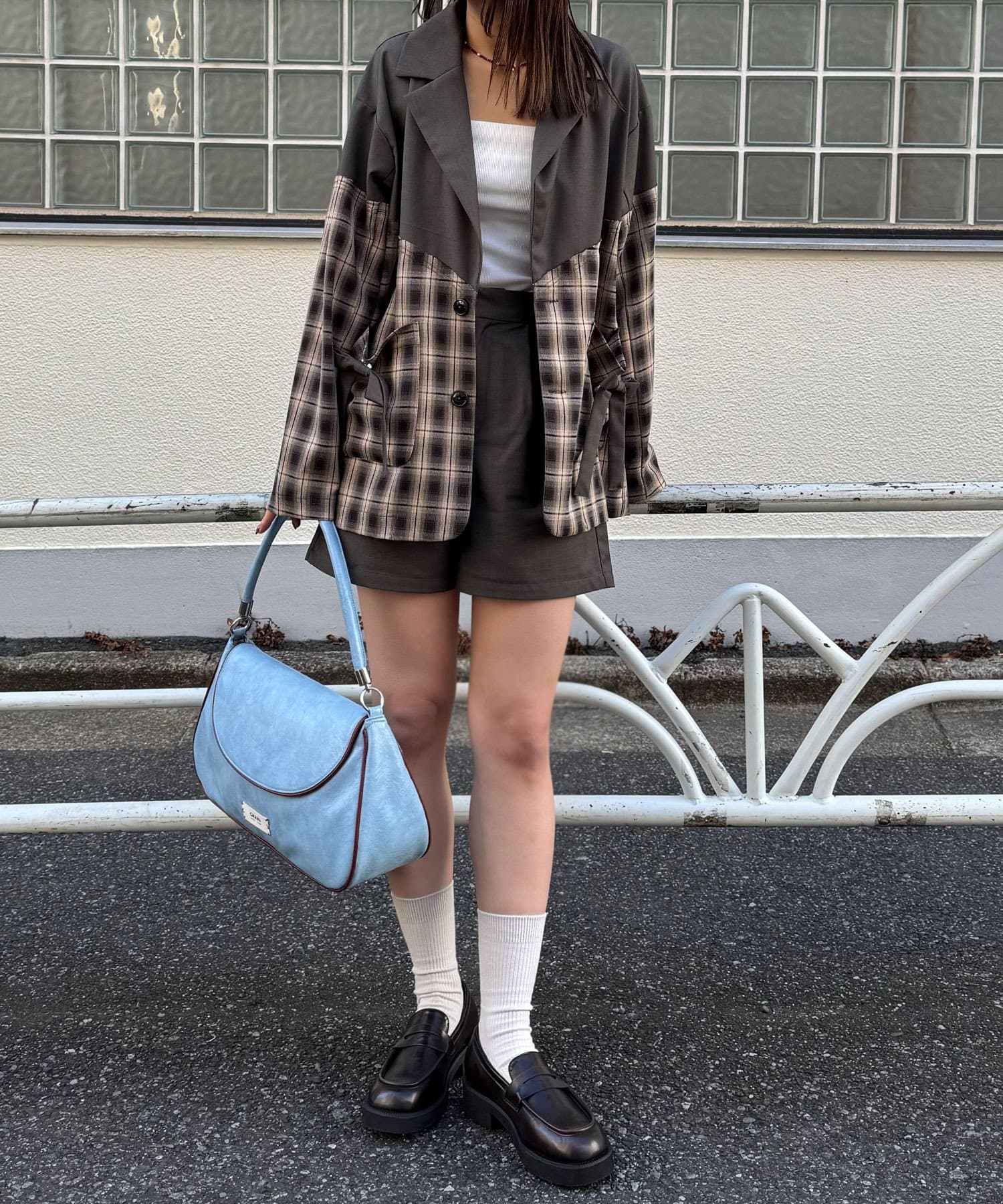 CIAOPANIC(チャオパニック) ハイウエスト美脚ショートパンツ／セットアップ