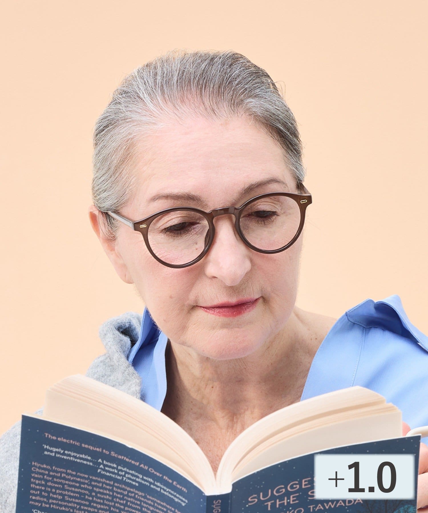 3COINS(スリーコインズ) プラボストンリーディンググラス：+1.0